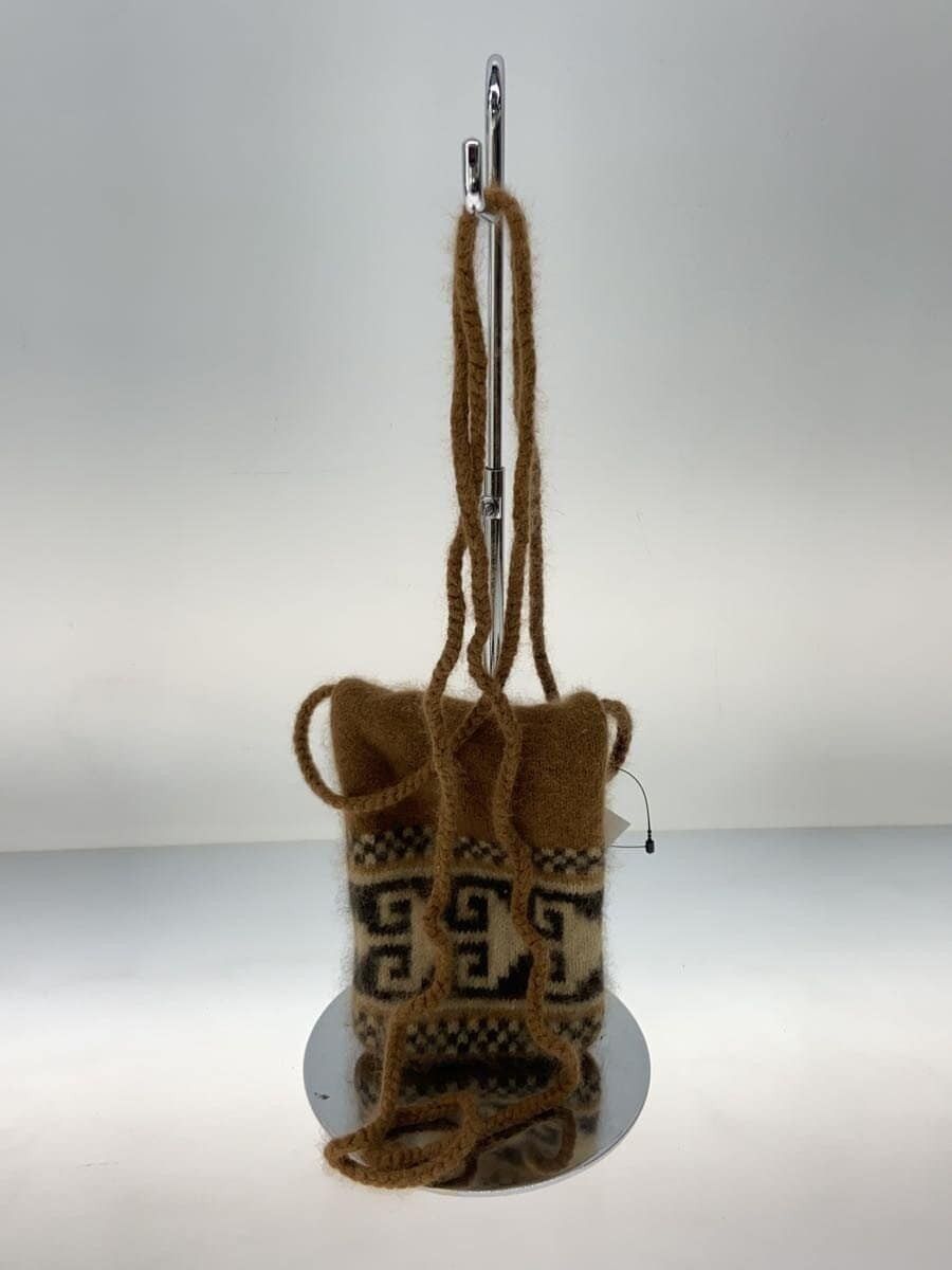 Number (N)ine AW02 "Nowhere Man" Fur Knit Drawstring Pouch Size ONE SIZE - 3 Thumbnail