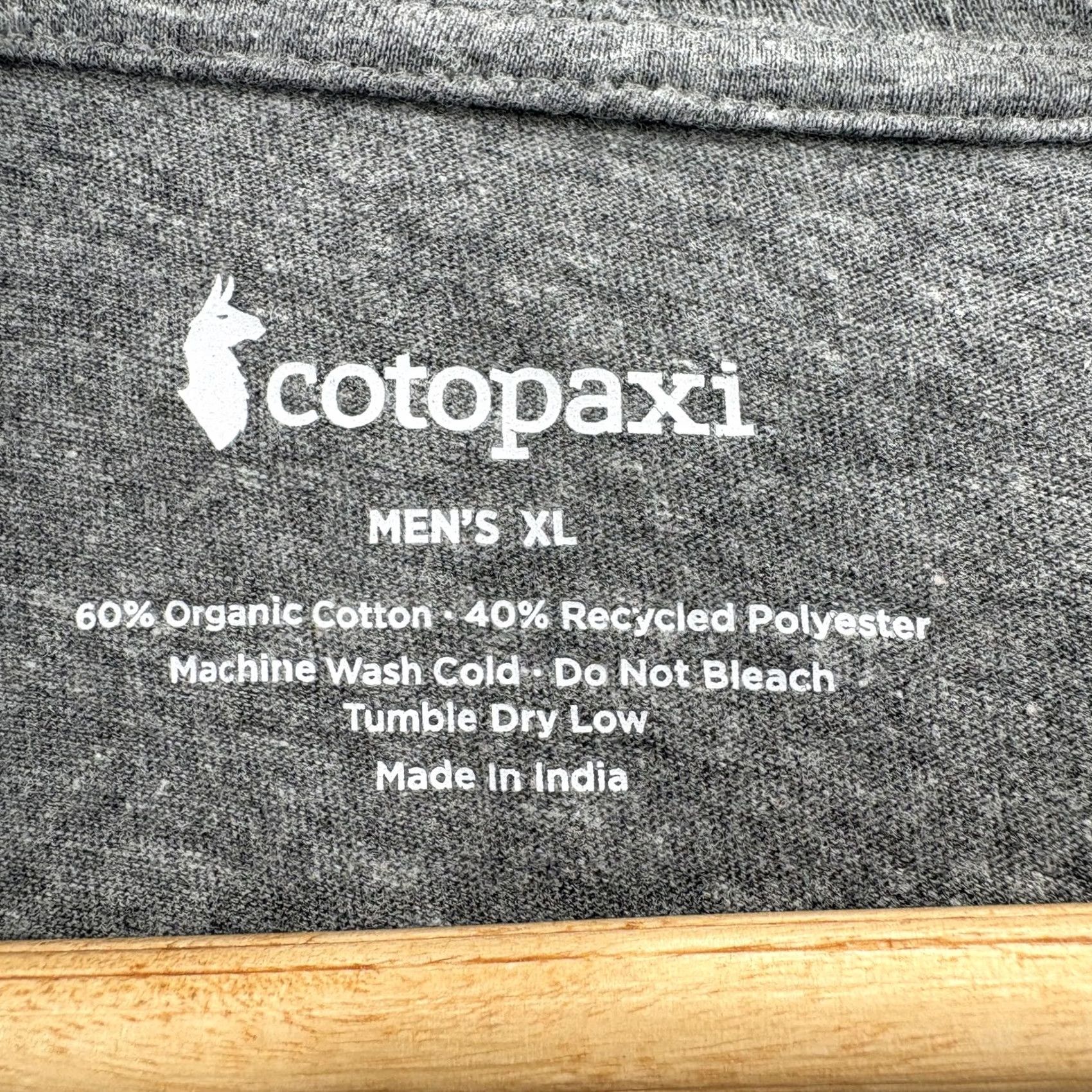 Cotopaxi Cotopaxi Mens XL Gray Do Good 3/4 Sleeve Raglan Graphic Tee Crewneck Hike Shirt Size US XL / EU 56 / 4 - 4 Thumbnail
