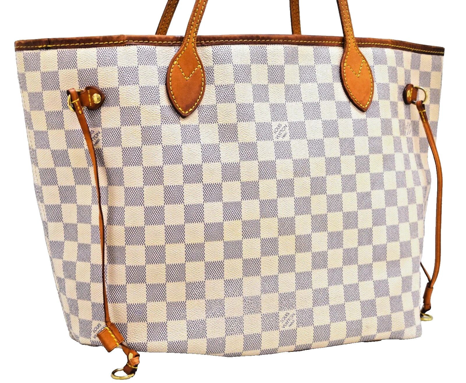 Louis Vuitton Louis Vuitton Neverfull Tote Bag Damier Azur Canvas N51107 Size ONE SIZE - 2 Thumbnail
