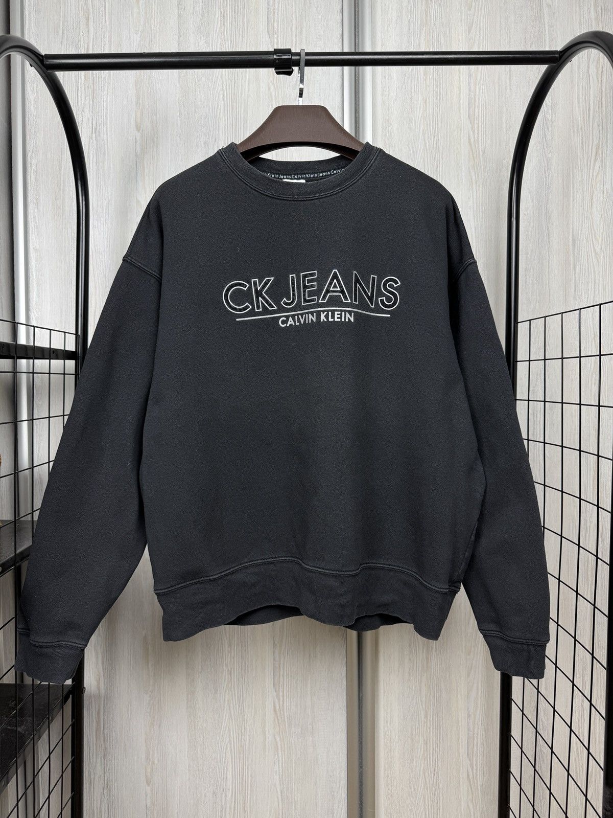 Calvin Klein Calvin Klein Jeans vintage made in USA big logo sweatshirt Size US XL / EU 56 / 4 - 2 Thumbnail