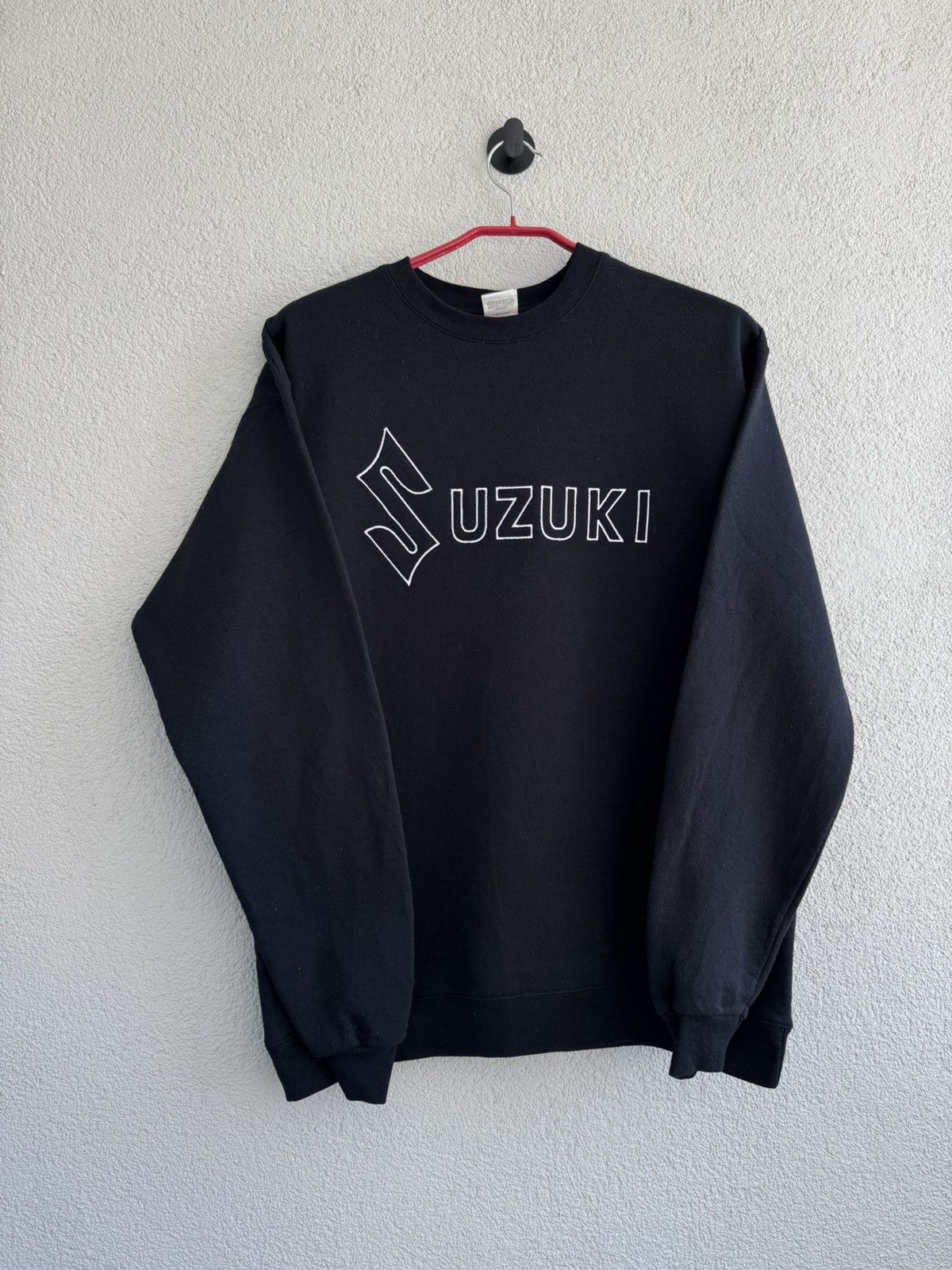 Vintage Suzuki Sweatshirt Black Crewneck Logo Size US M / EU 48-50 / 2 - 5 Thumbnail