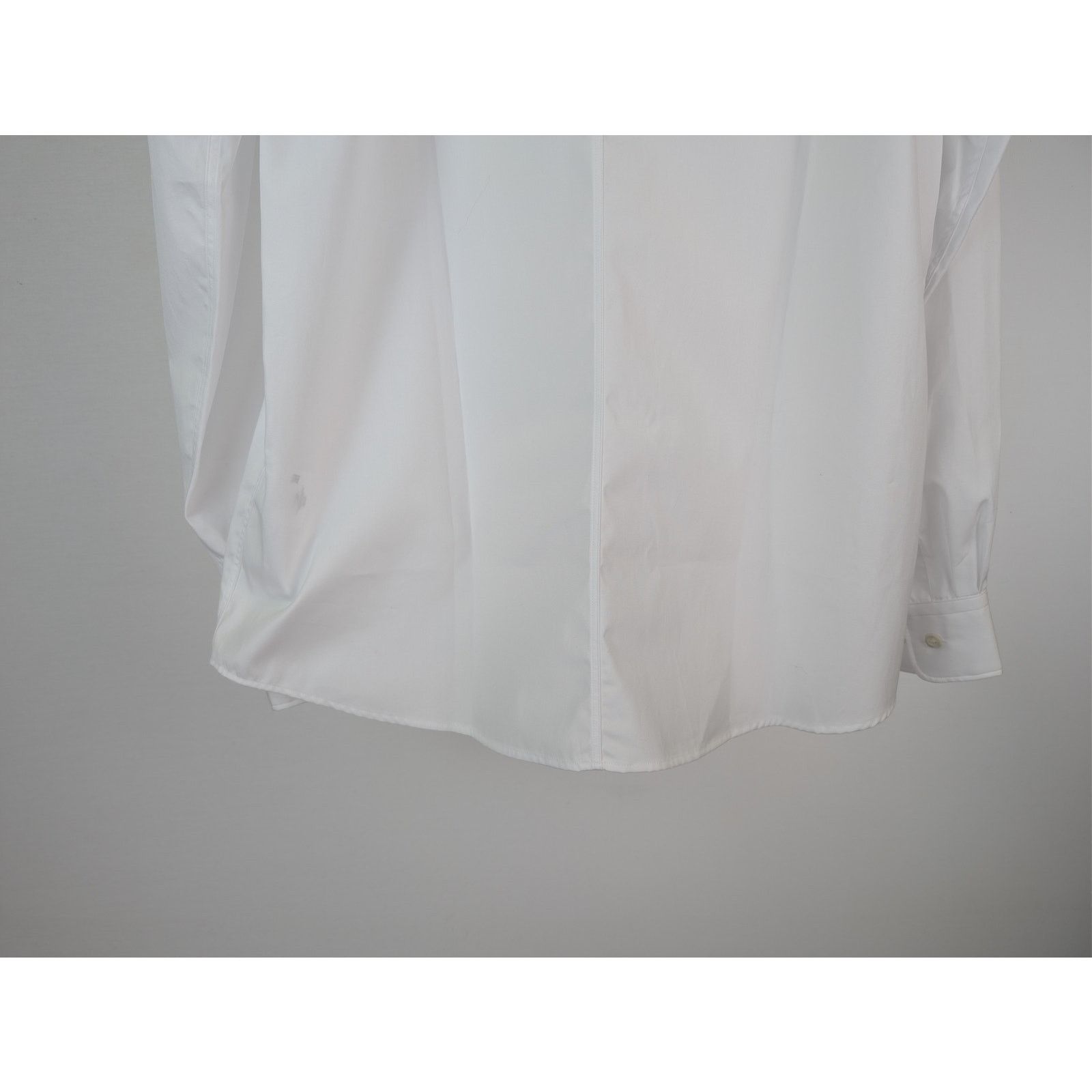 Dries Van Noten o1rshd1 Slim Fit Cotton Suit Shirt in White Size US L / EU 52-54 / 3 - 12 Thumbnail