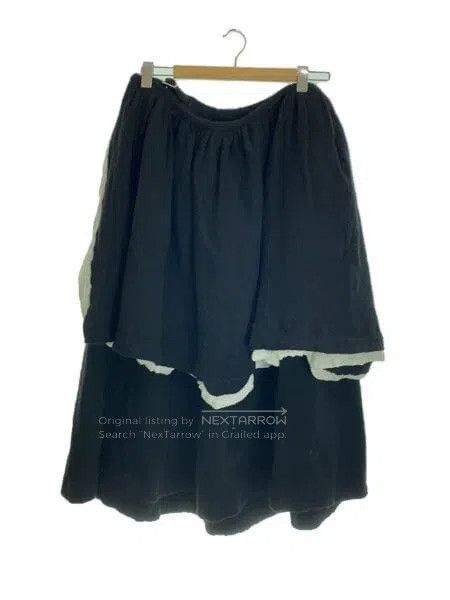 Other Comme Des Garcons size S Black design half skirt Size 23" - 1 Thumbnail