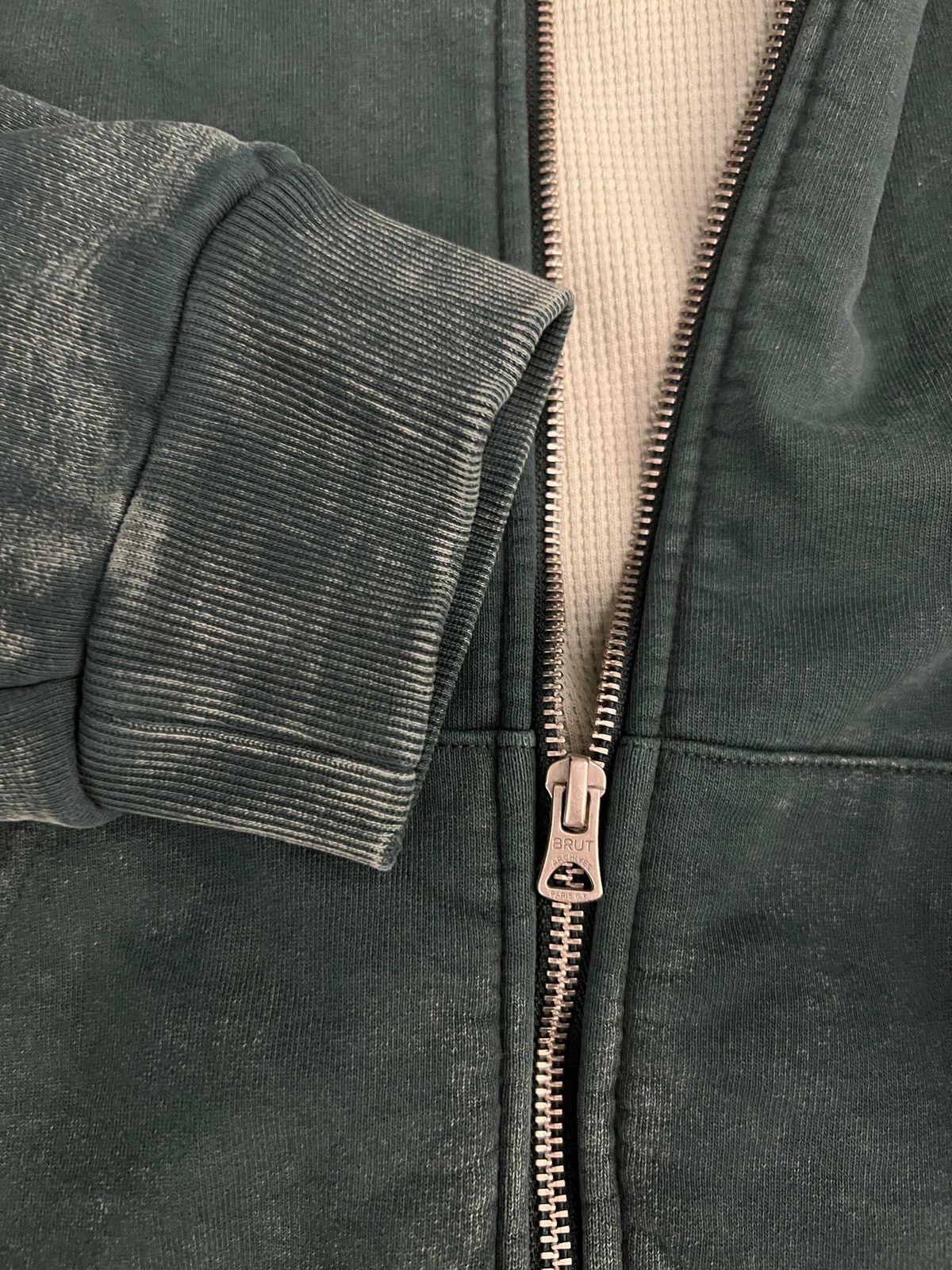BRUT Archive BRUT The Thermal Zip Sweat Dusty Green Size US XXL / EU 58 / 5 - 5 Thumbnail