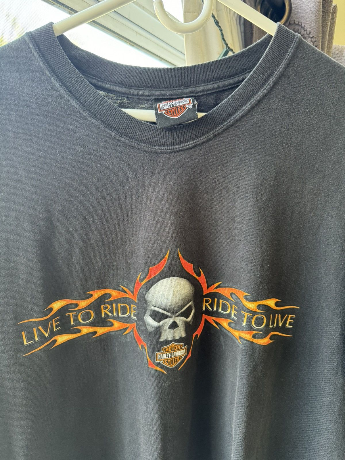 Harley Davidson × Vintage Vintage Harley Davidson Tee Size US XL / EU 56 / 4 - 4 Thumbnail