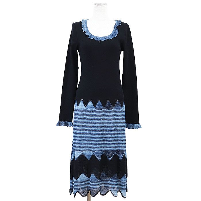 Chanel Chanel Chanel 02A P20257 Rayon Nylon Dress Textile Dresses 02A P20257 DUTY FREE for USA Size ONE SIZE - 1 Thumbnail