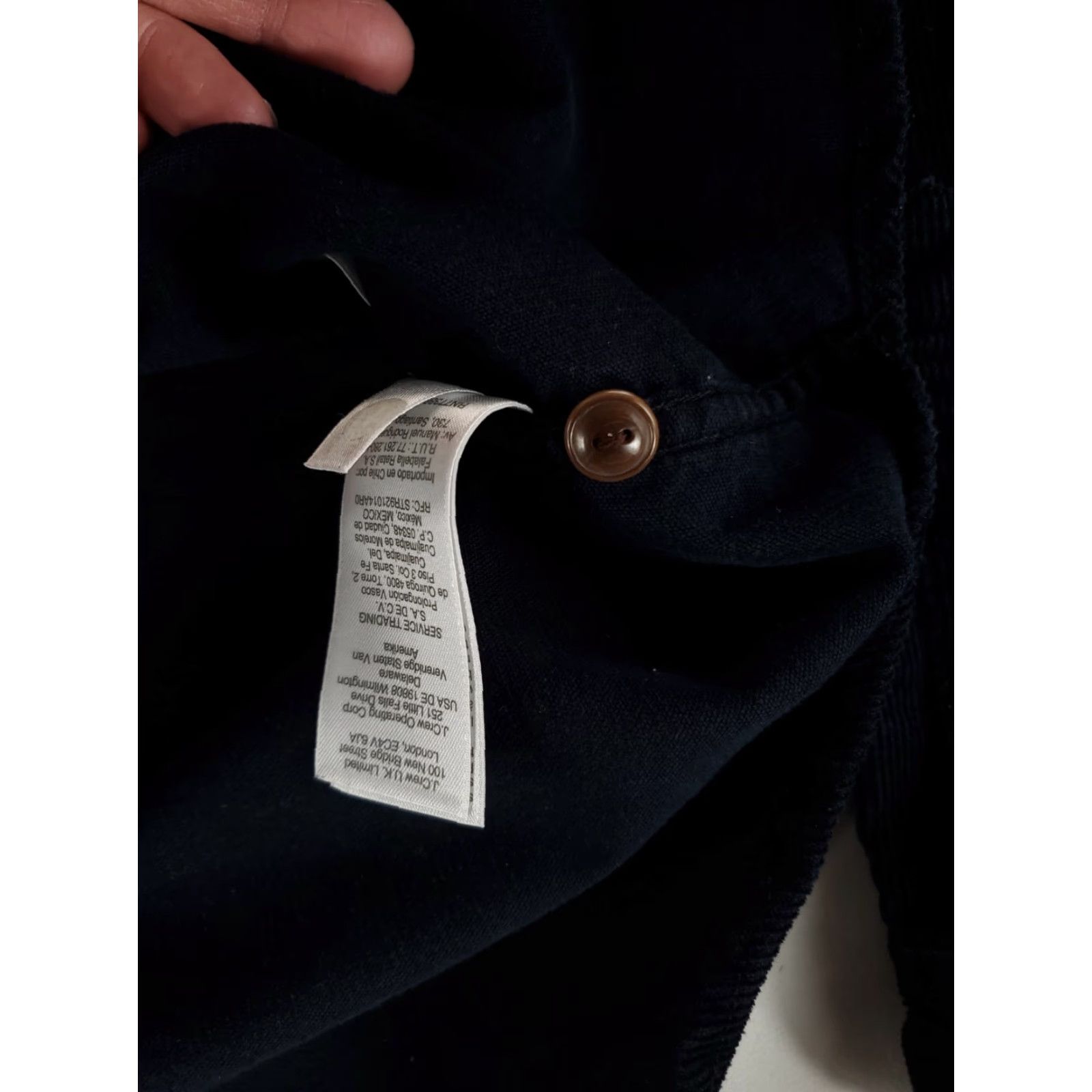J.Crew J.CREW Shirt Corduroy Button-Up Blue Long Sleeve Mens L Size US L / EU 52-54 / 3 - 4 Thumbnail