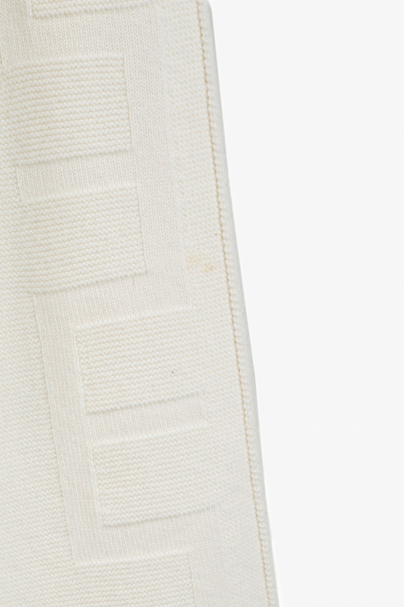 Hermes Hermes Cream Monogram Wool-Knit Sweater Vest & Pants Set Size M / US 6-8 / IT 42-44 - 4 Thumbnail