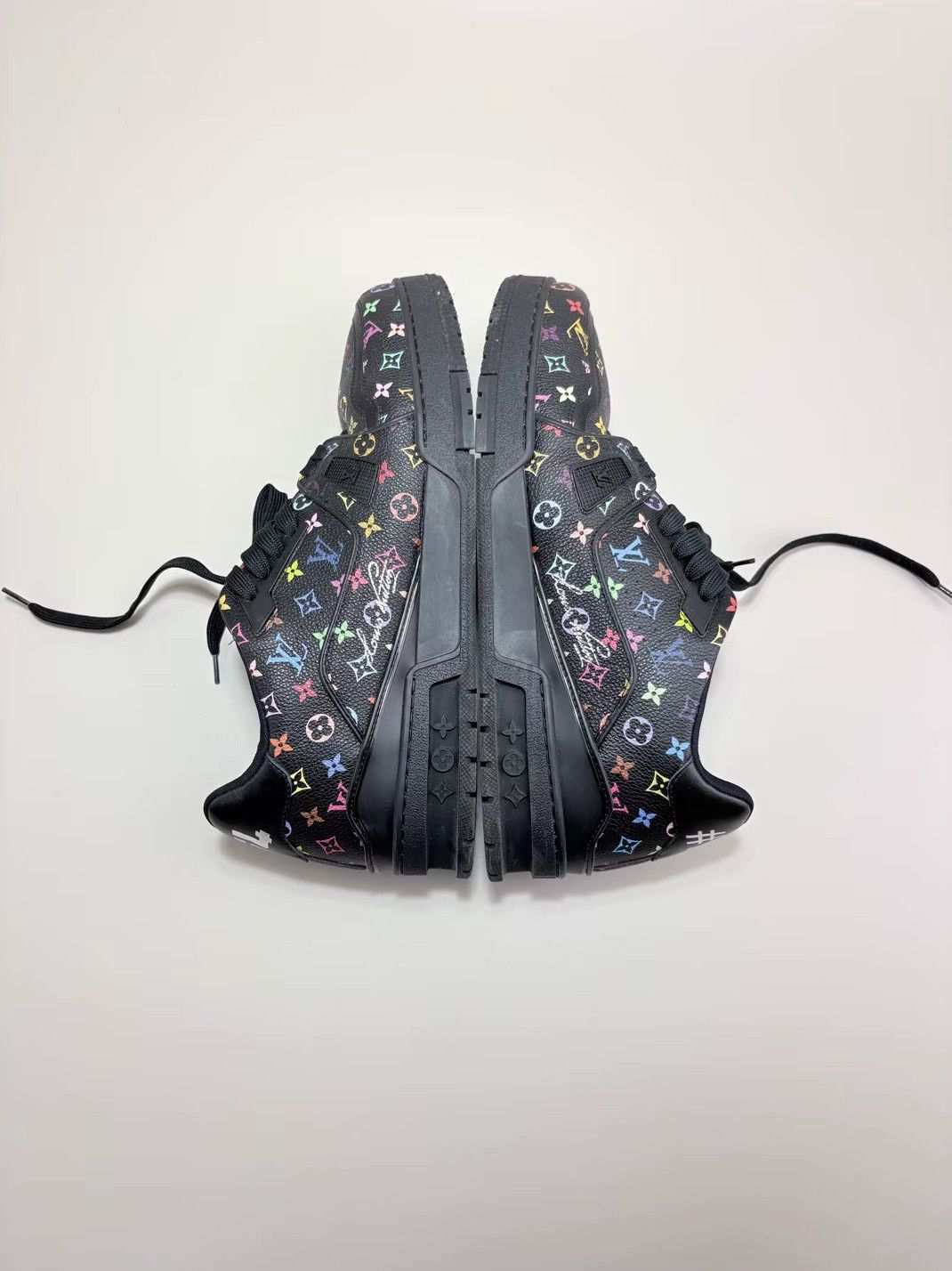 Louis Vuitton LOUIS VUITTON LV TRAINER Black Tricolor Low-Top Sneakers Size US 10 / EU 43 - 5 Thumbnail