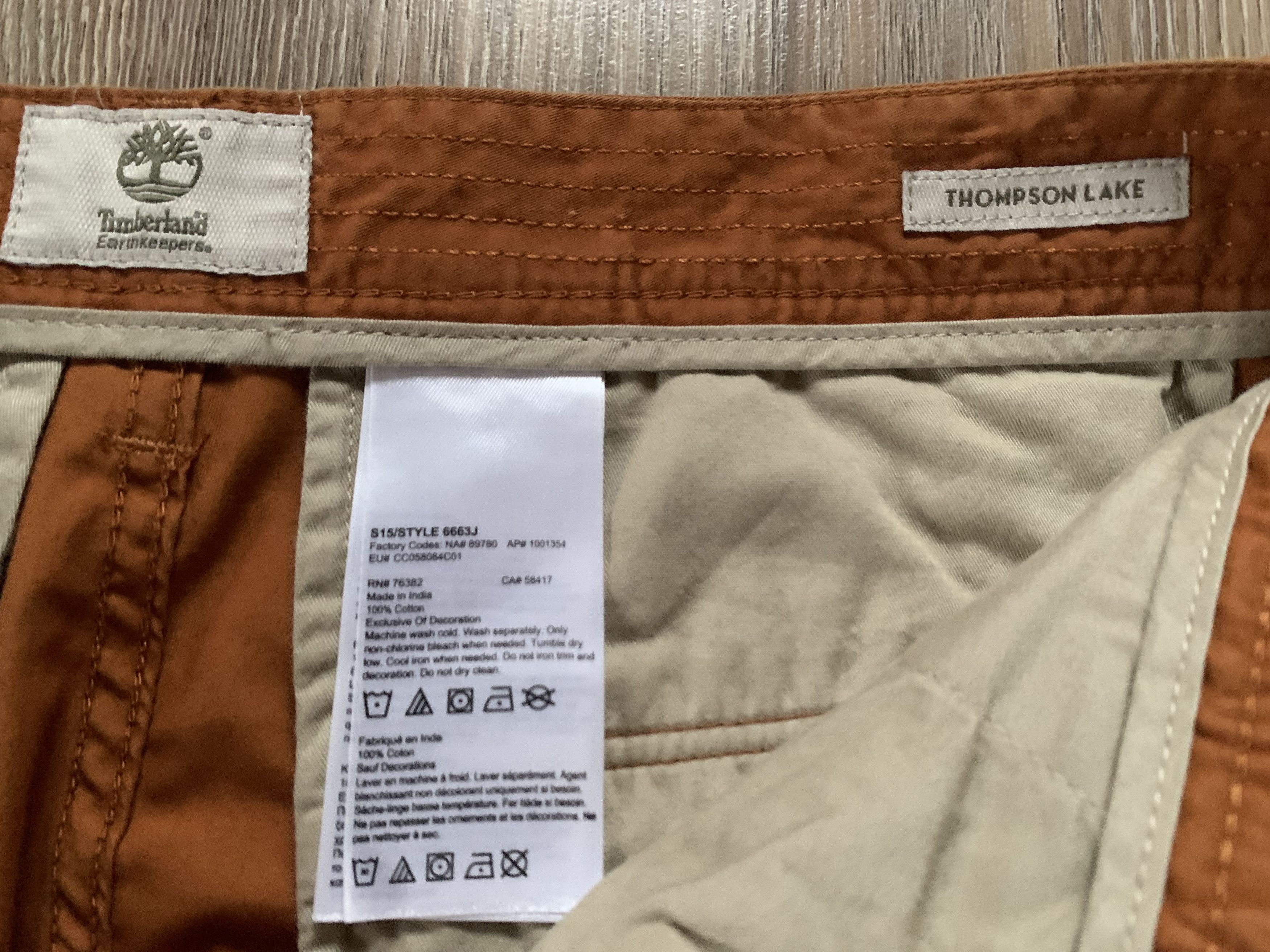 Timberland × Vintage Timberland Thompson Lake Cargo Pants Trouser Size US 30 / EU 46 - 9 Thumbnail