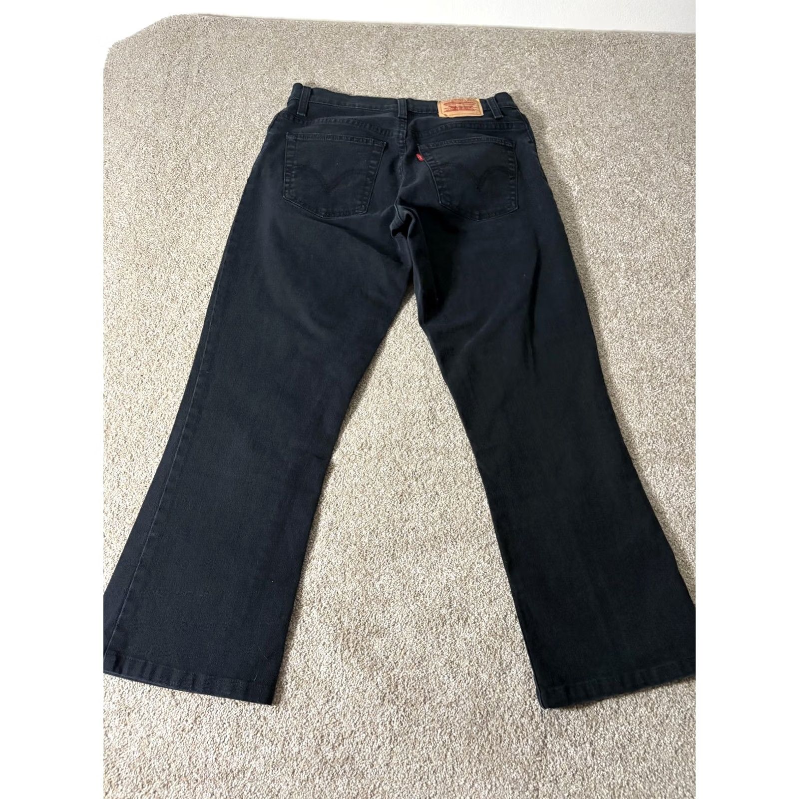 Levi's Levi's Jeans Womens 8S Black 550 Relaxed Bootcut Stretch Denim Mid Rise Pants Size 30" / US 8 / IT 44 - 7 Thumbnail