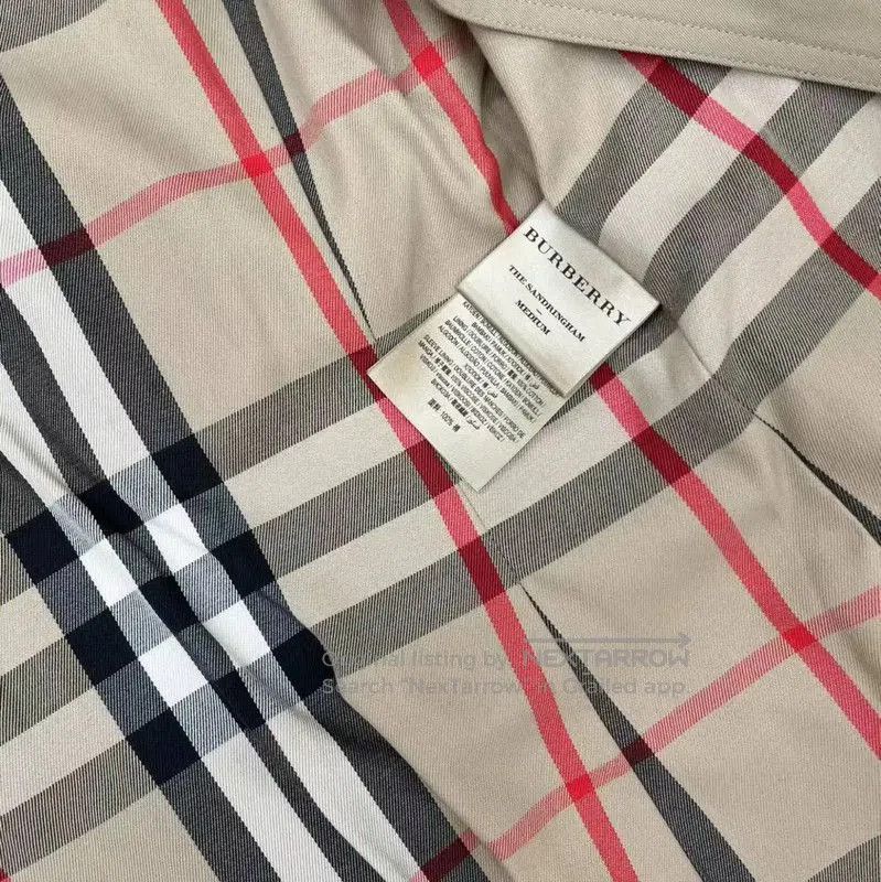 Burberry Burberry Khaki Cotton Mid-Length Women's Trench Coat. Size M / US 6-8 / IT 42-44 - 4 Thumbnail