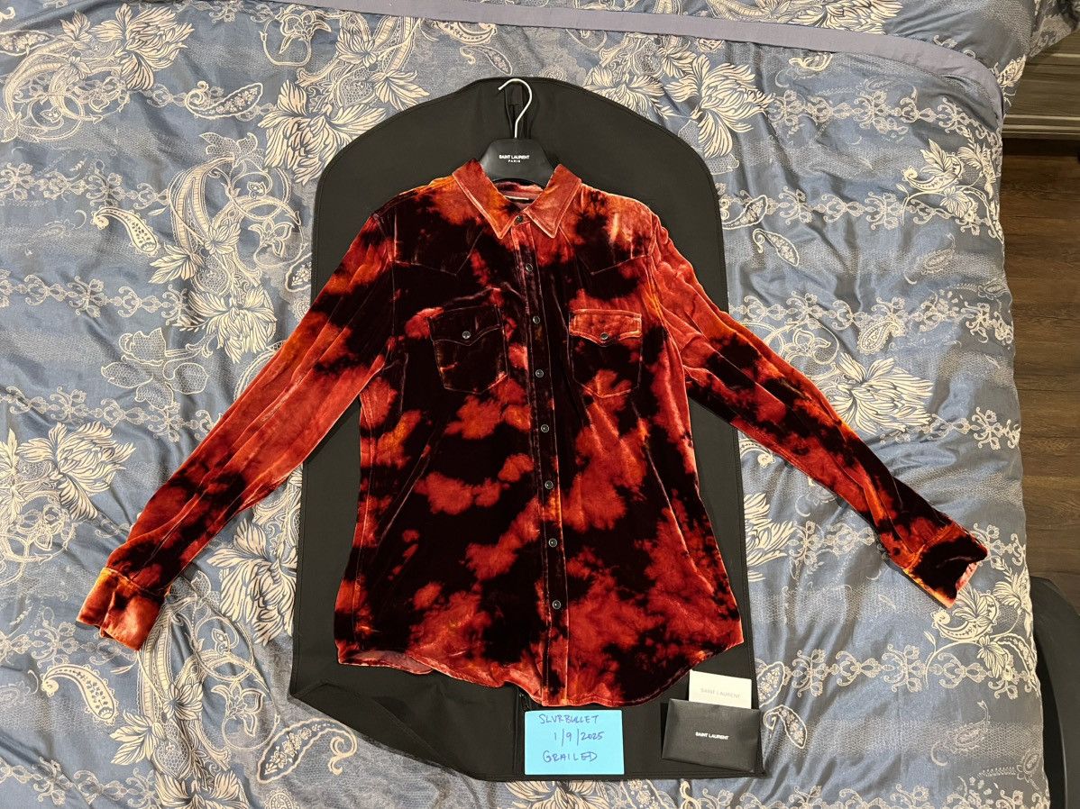 Saint Laurent Paris × Yves Saint Laurent YSL Saint Laurent classic western shirt (men XL) Size US XL / EU 56 / 4 - 1 Thumbnail