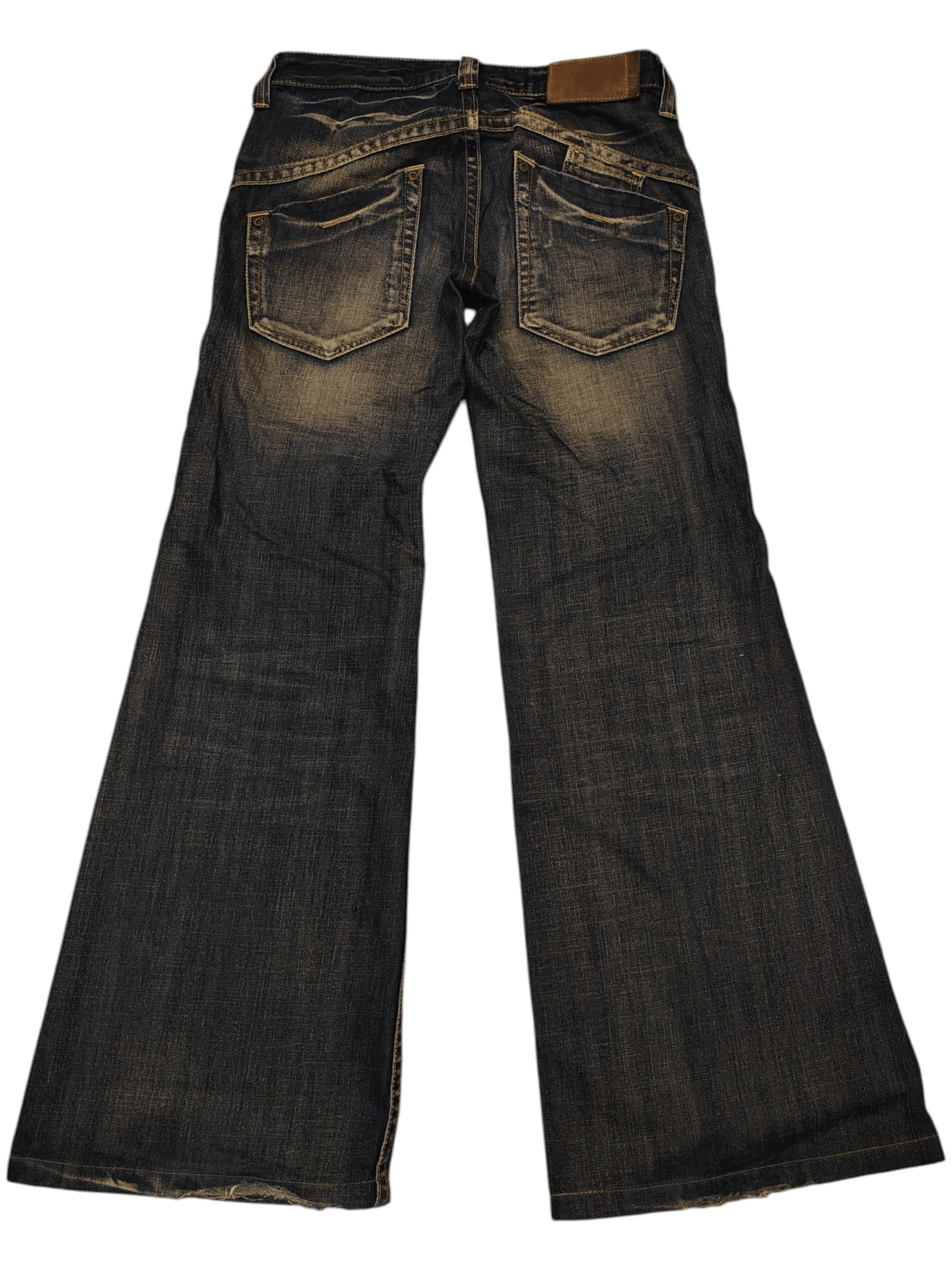 If Six Was Nine Japanese drive jeans exotic vtg denim bootcut jeans Size 30" / US 8 / IT 44 - 1 Thumbnail