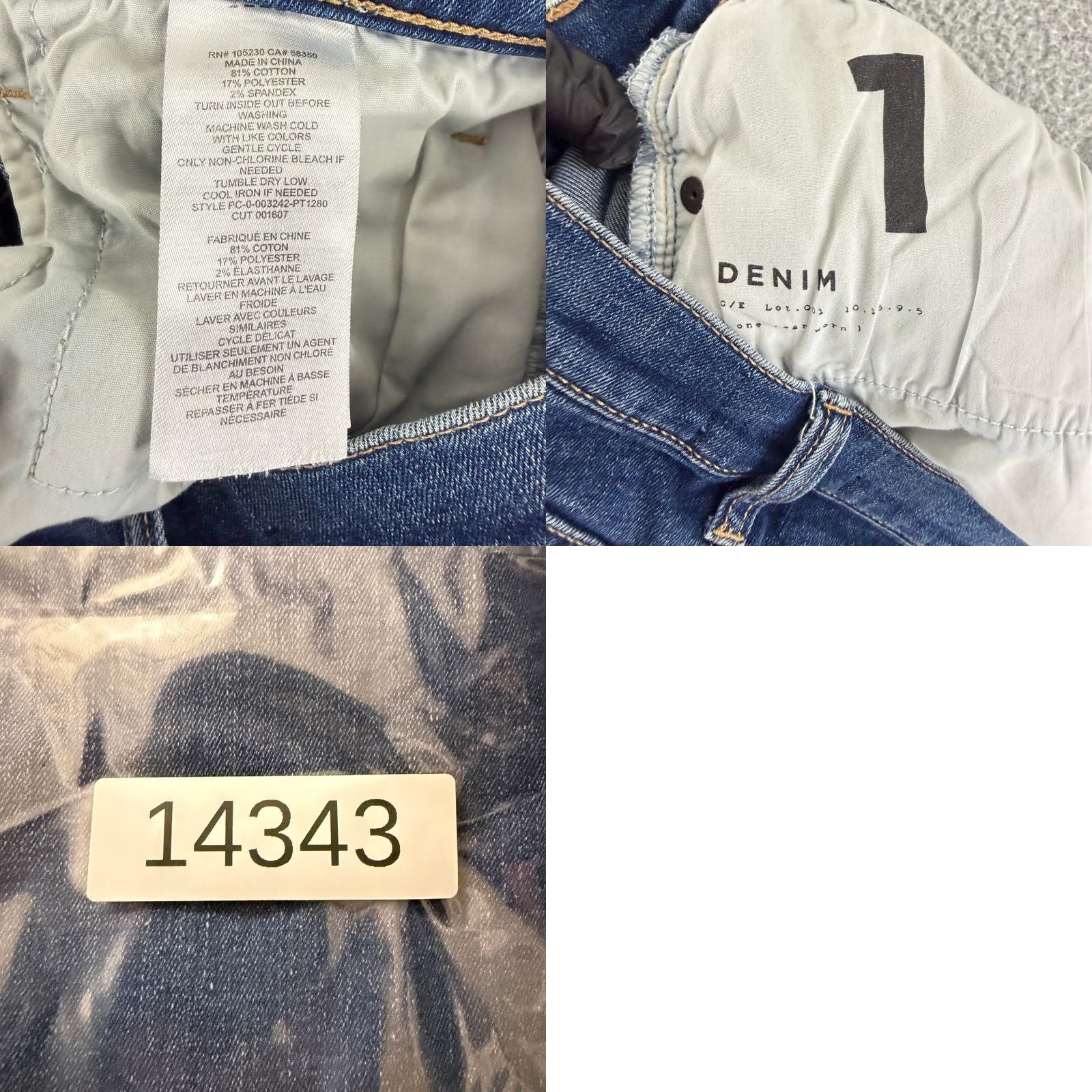 Vintage Current Elliott Jeans Skinny 28 Women Medium Wash Denim 5-Pocket Stretch Sleeves? Size 28" / US 6 / IT 42 - 9 Thumbnail