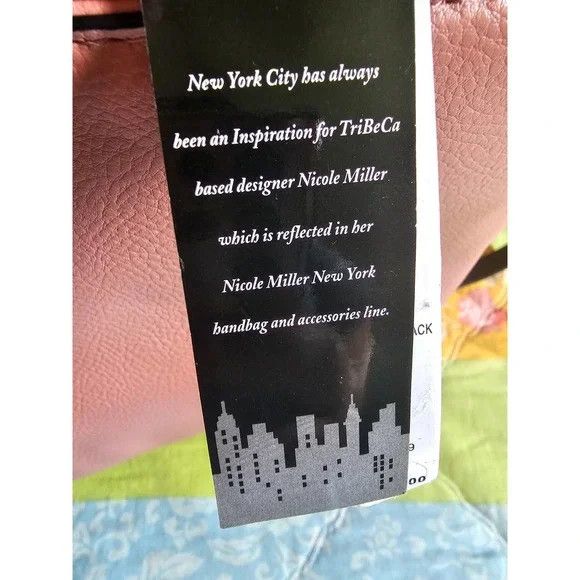 Nicole Miller Nicole Miller Janet Pink&Black Shoulder Bag Size ONE SIZE - 9 Thumbnail