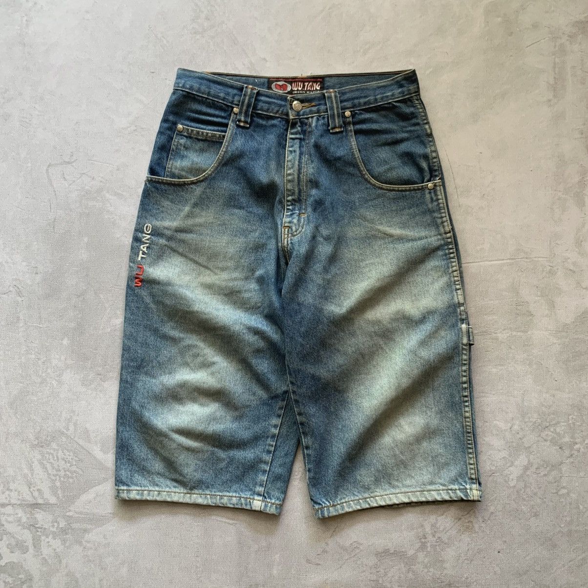 Wu-Tang Clan Wu Wear - Wu Tang Clan Carpenter Denim Jorts Size US 30 / EU 46 - 4 Thumbnail