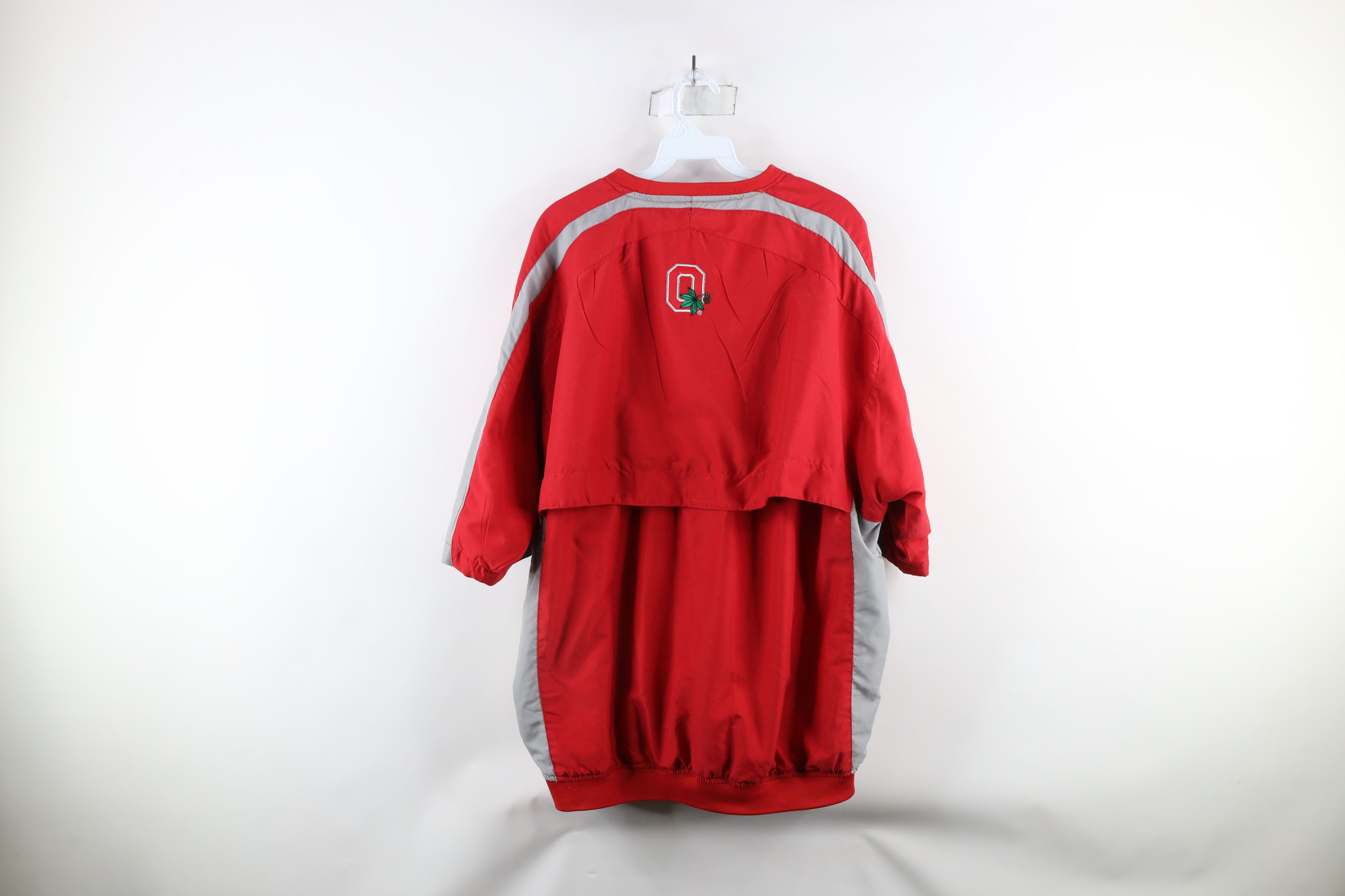 Vintage Vintage State University Short Sleeve Half Zip Jacket Red Size US XL / EU 56 / 4 - 11 Thumbnail