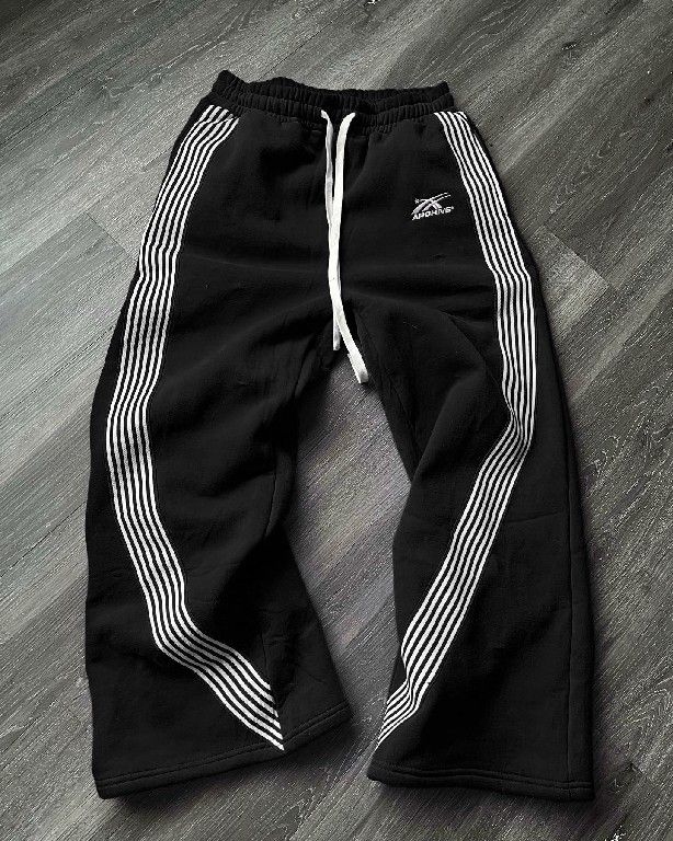 Japanese Brand × Other 🖤 Pure Cotton Elastic Waist Baggy Sweatpants Size US 30 / EU 46 - 2 Thumbnail