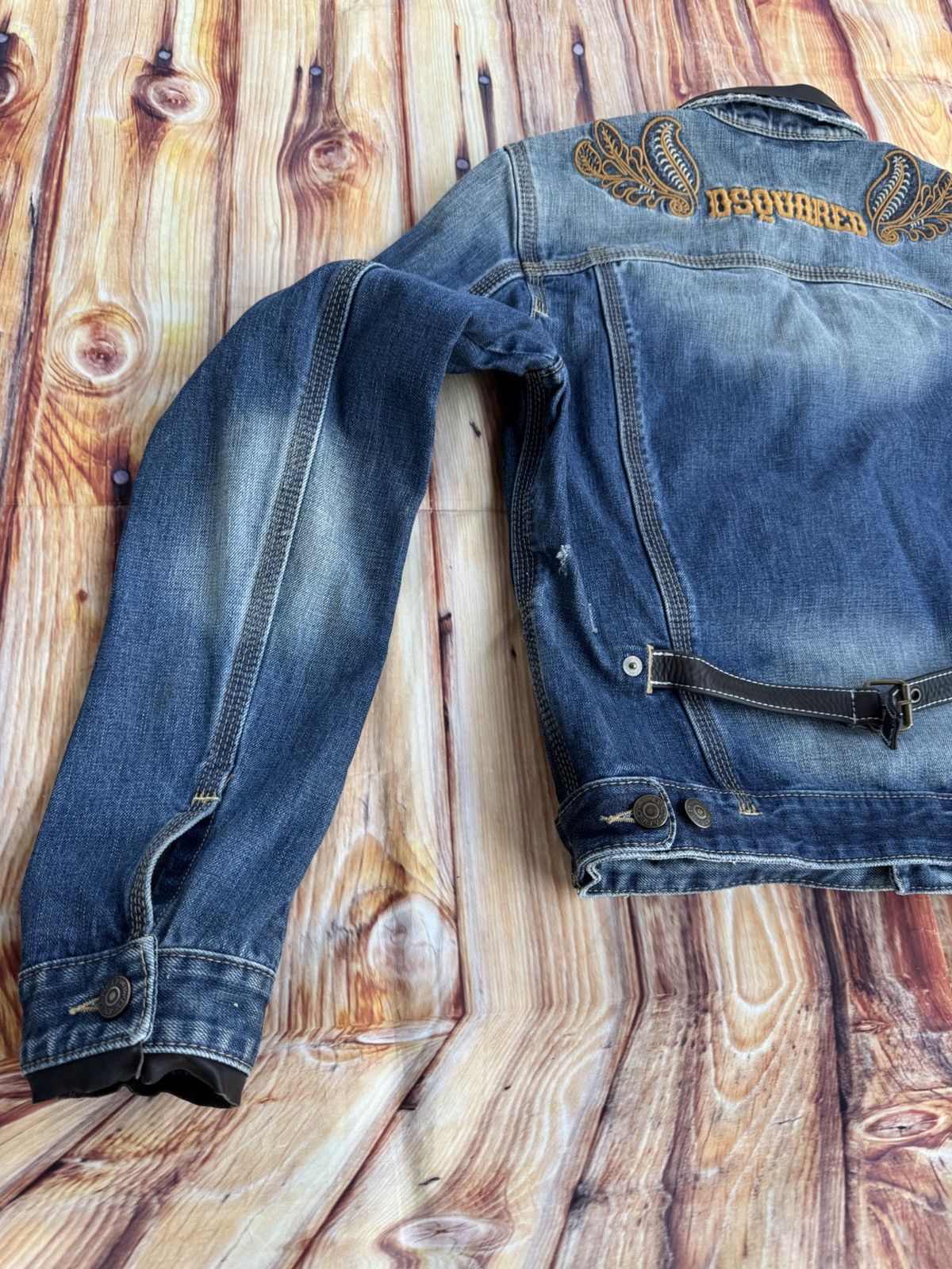 Dsquared2 × Vintage Vintage jackets Dsquared2 y2k drill Japan Style Size US S / EU 44-46 / 1 - 4 Thumbnail