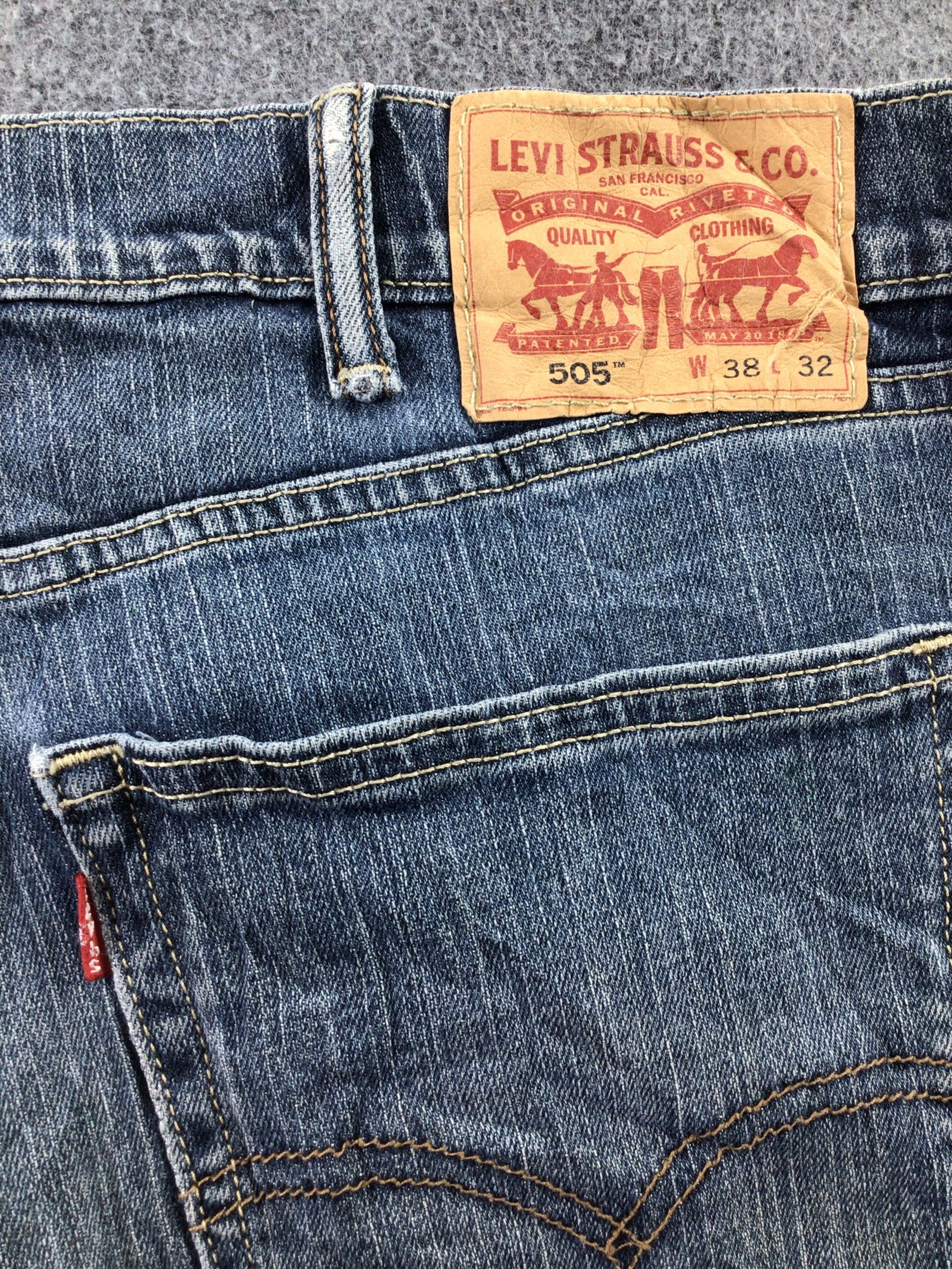 Levi's Vintage Levis 505 Jeans-J749 Size US 38 / EU 54 - 5 Thumbnail
