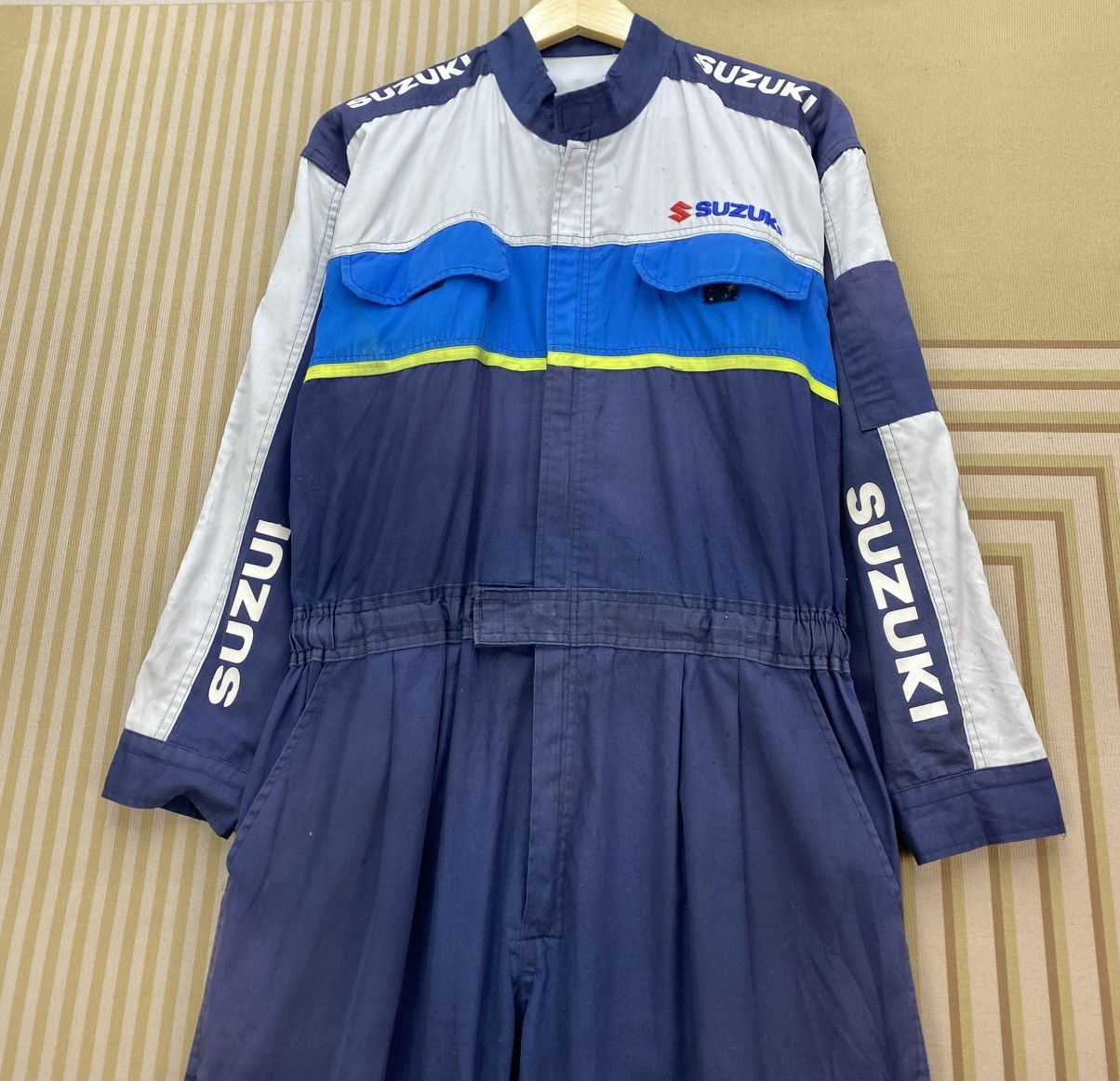 Gear for Sports 🐐Vintage Suzuki Worker Overall Jumpsuit Size US 33 - 3 Thumbnail