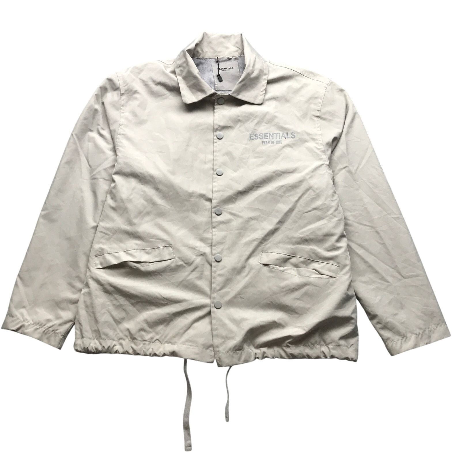 Essentials Essentials Fear of God Coach Windbreaker Jacket Mens M Gray Size US M / EU 48-50 / 2 - 1 Thumbnail