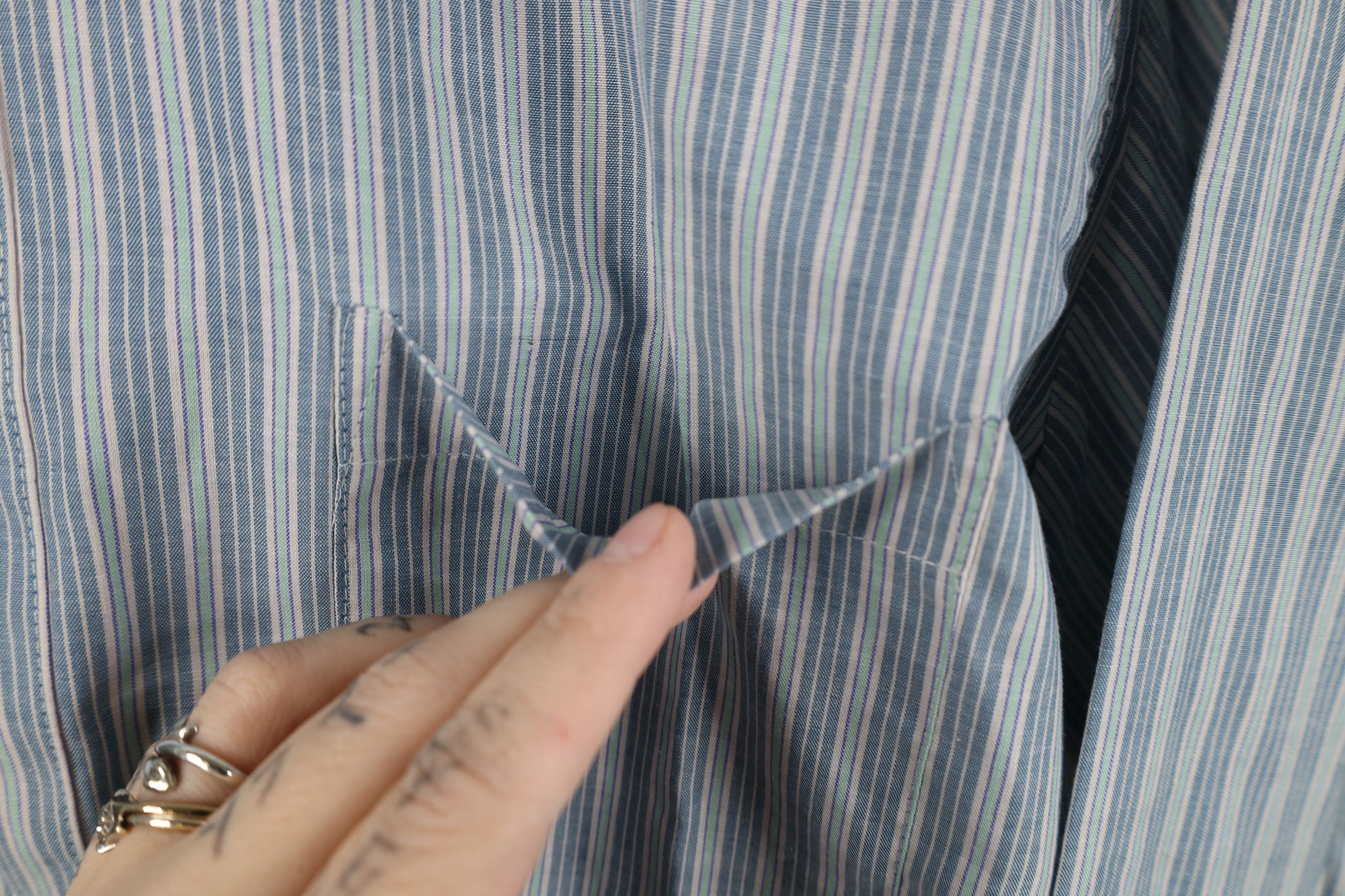 Vintage Deadstock Vintage 80s 90s Streetwear Block Button Down Shirt Size US M / EU 48-50 / 2 - 5 Thumbnail