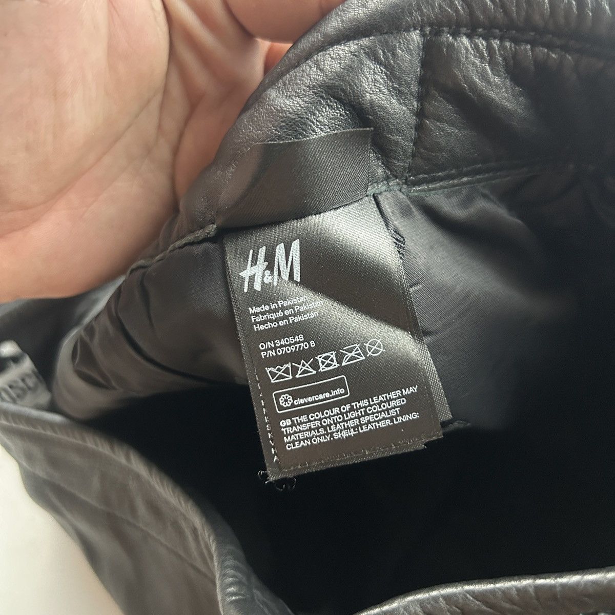 H&M × Moschino H&M x Moschino Leather Biker Pants Size US 30 / EU 46 - 6 Thumbnail