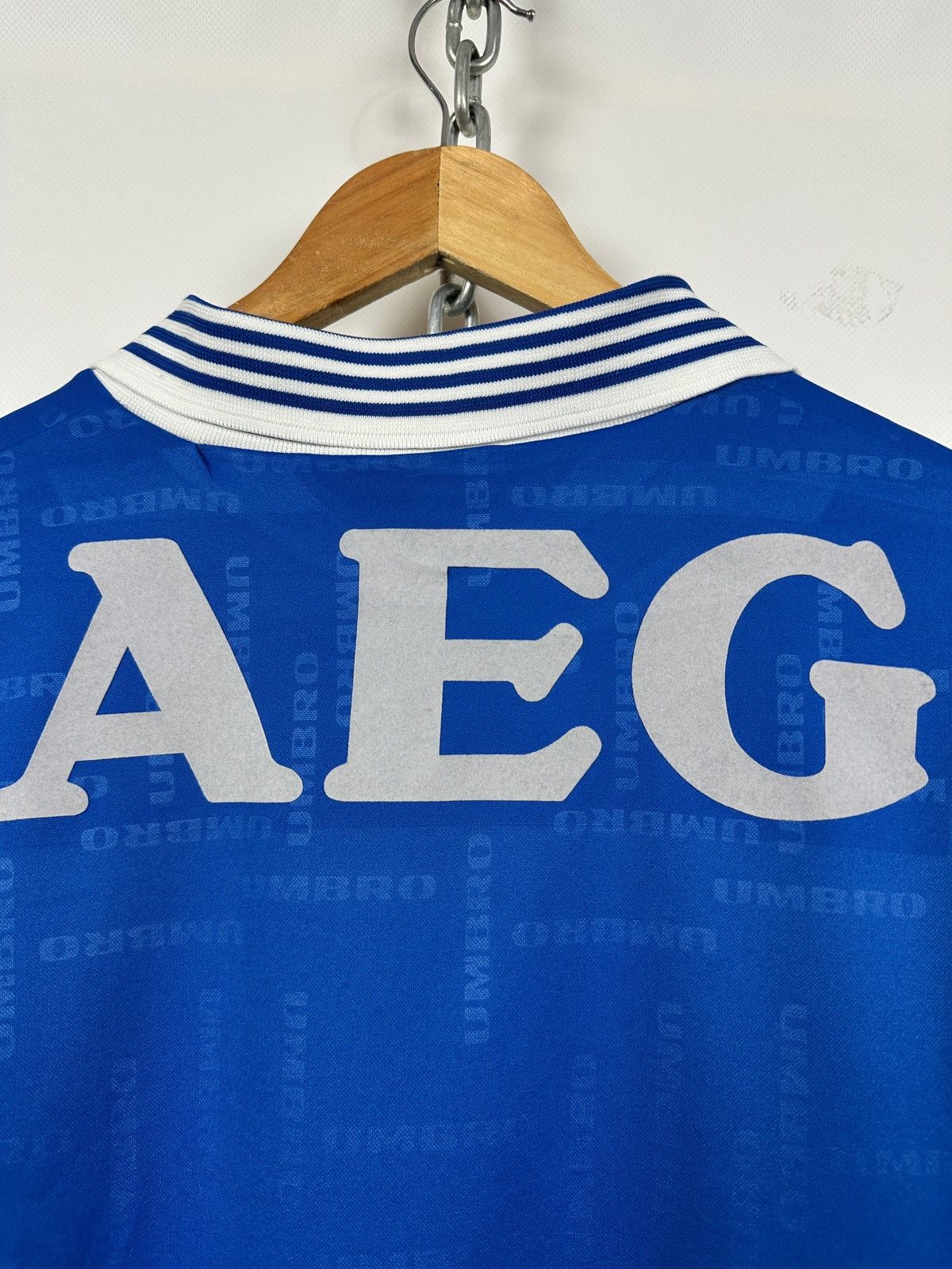 Umbro 1995/96 Vintage Fram Reykjavik Rare Home Soccer Jersey Size US XL / EU 56 / 4 - 18 Thumbnail