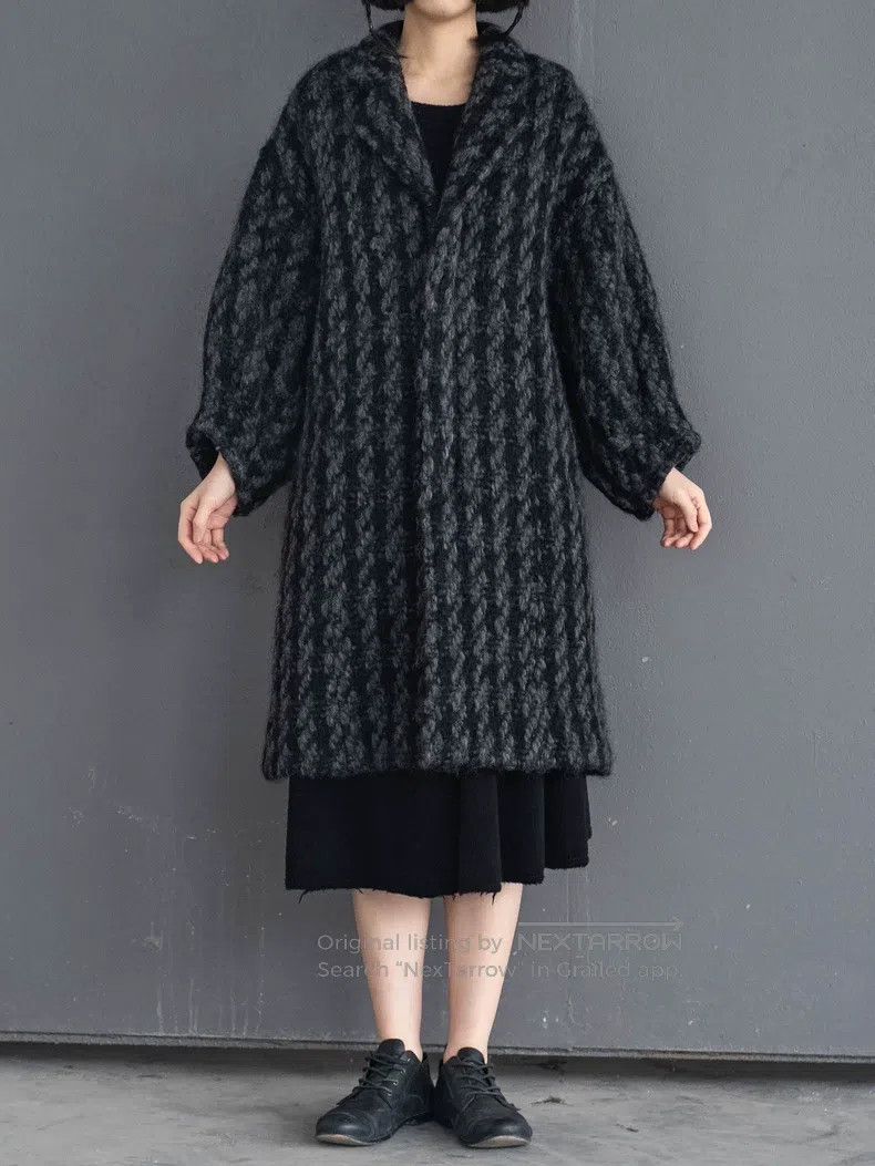 Comme des Garcons Comme Des Garcons size one-size-fits-all Gray-black wool c Size S / US 4 / IT 40 - 2 Thumbnail