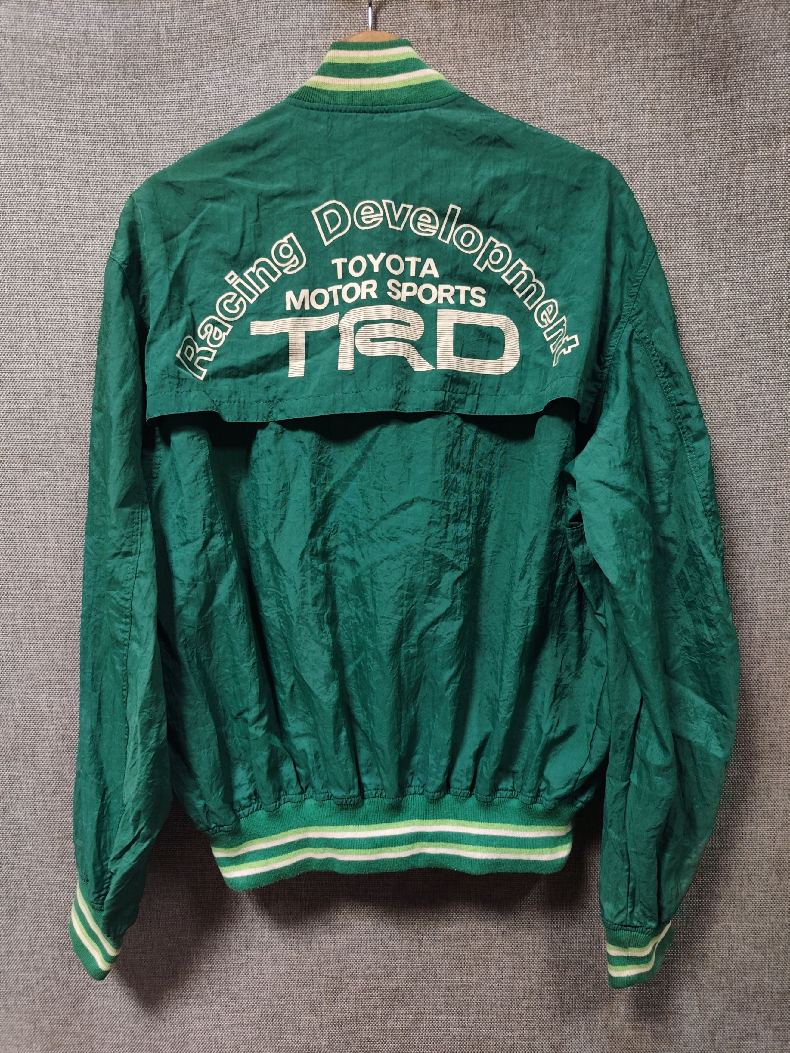 Vintage Vintage 90s Toyota TRD Zipper Jacket Motorsport Racing Team Size US L / EU 52-54 / 3 - 1 Thumbnail