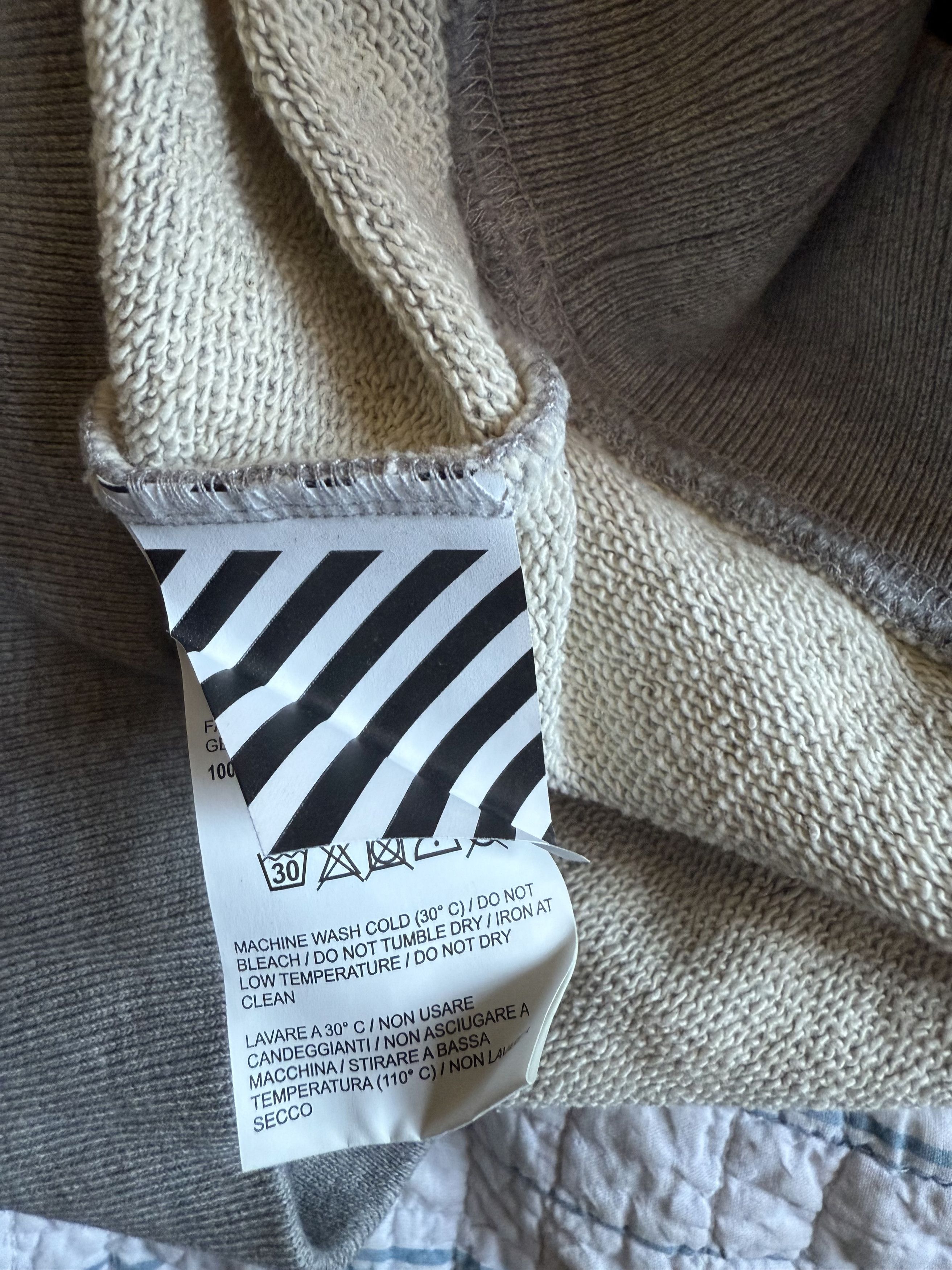 Off-White Off white gray yellow arrow sweater Size US M / EU 48-50 / 2 - 5 Thumbnail