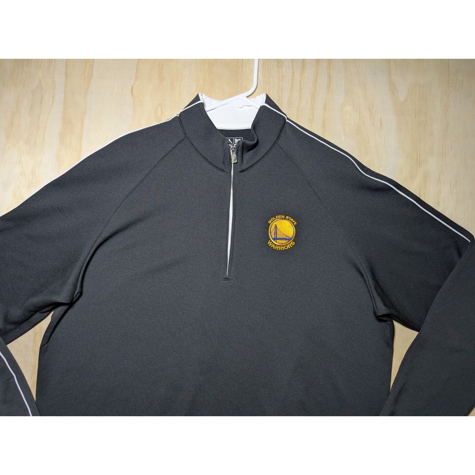 Adidas Adidas Men's Large Golden State Warriors 1/4 Zip Pullover Size US L / EU 52-54 / 3 - 3 Thumbnail