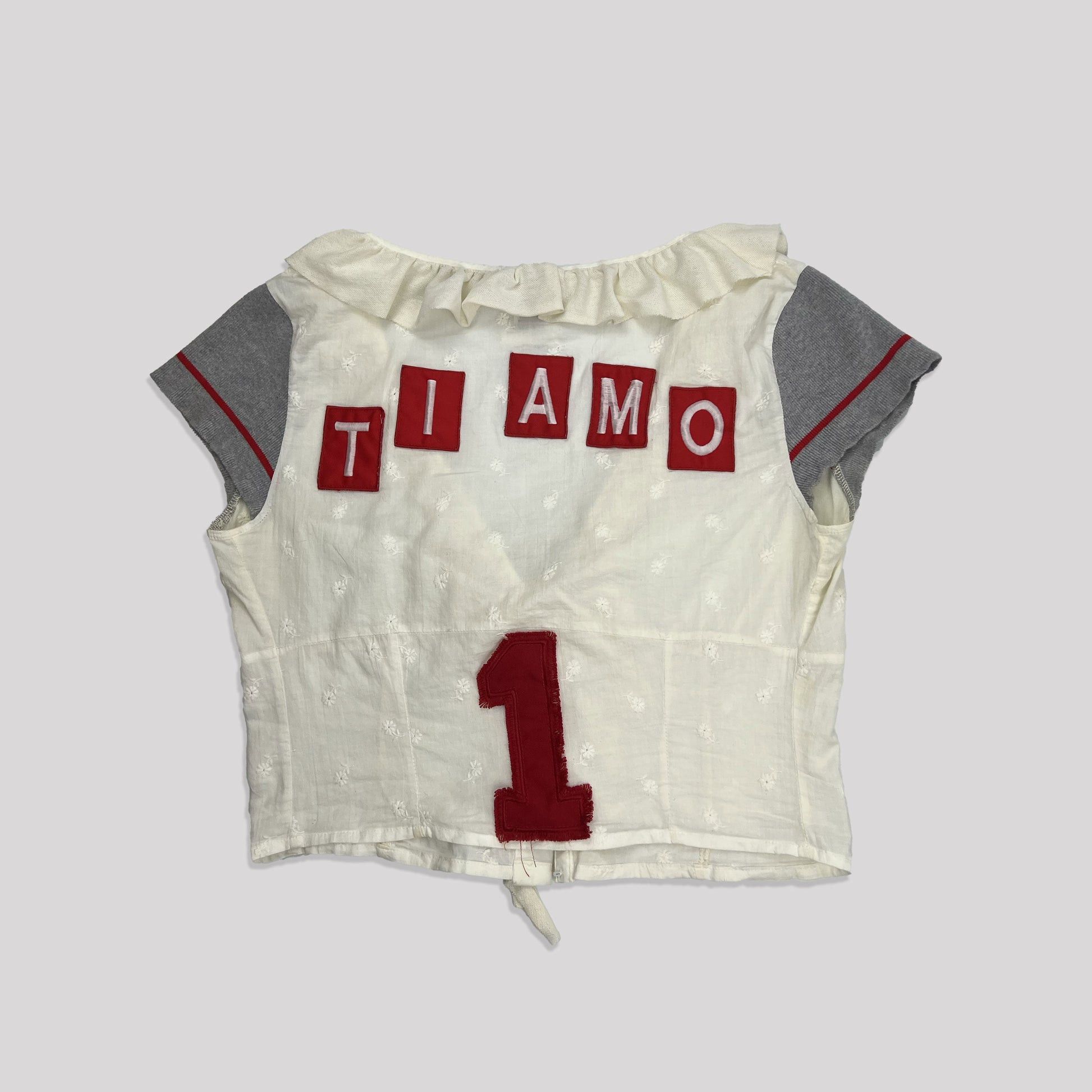 Dolce & Gabbana Early 00's Dolce Gabbana Bustier 'Ti Amo' Shirt Size M / US 6-8 / IT 42-44 - 2 Thumbnail