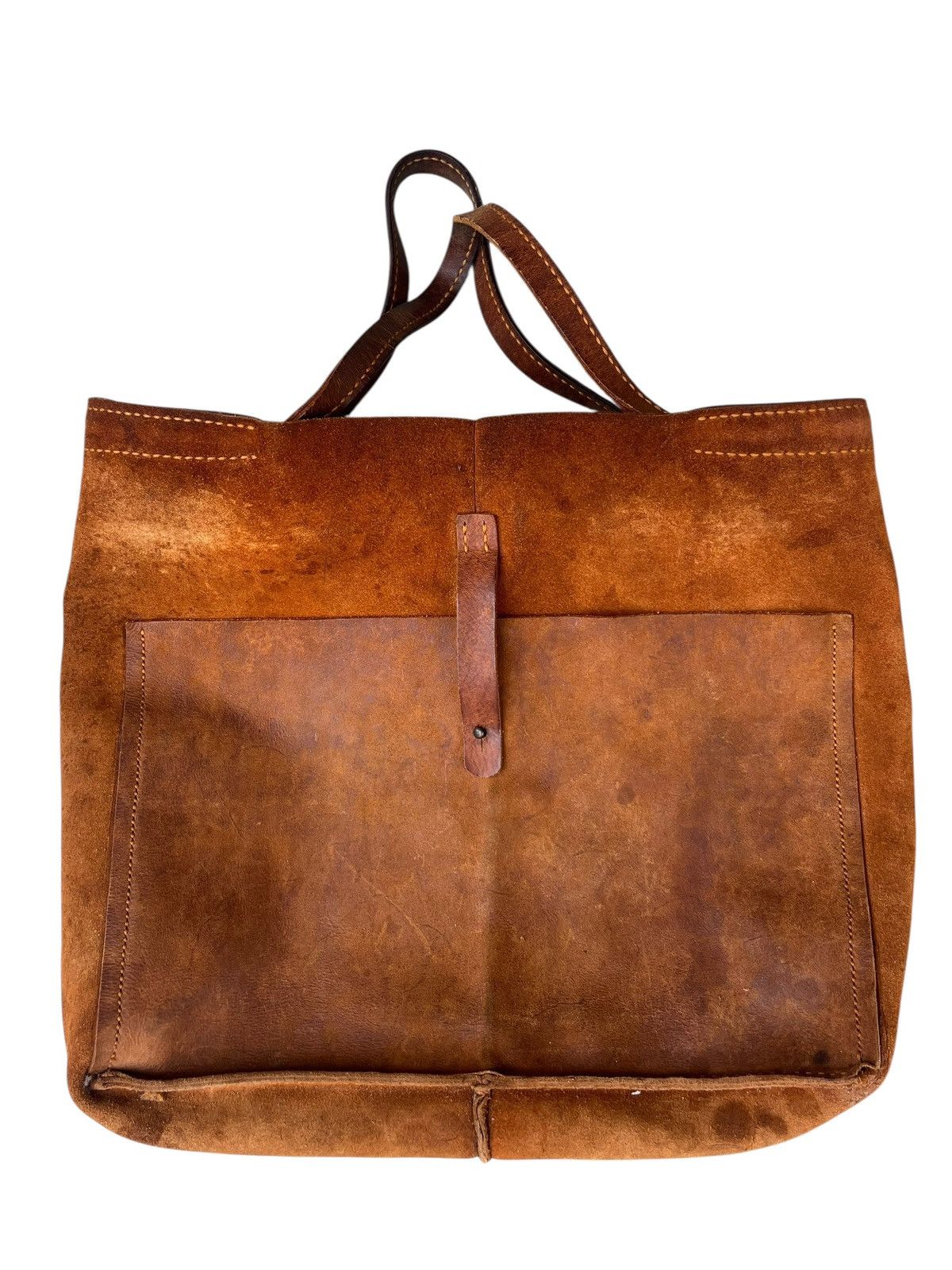 Leather Distressed Patina Leather Tote Bag GUATE Japan Size ONE SIZE - 21 Thumbnail