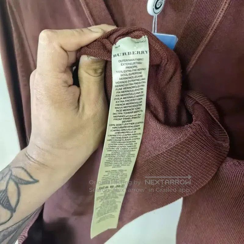 Burberry Burberry M Brown Men's Cardigan. Size US M / EU 48-50 / 2 - 4 Thumbnail