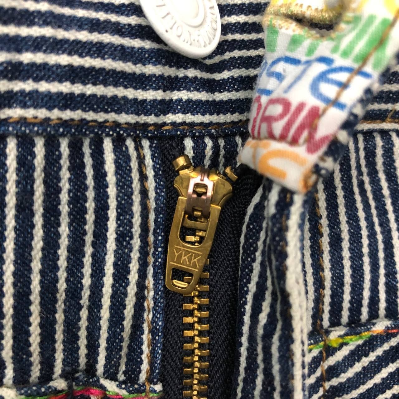 Japanese Brand P442 RIMASTER JAPAN DOUBLE WAIST HICKORY STRIPED PANTS Size US 36 / EU 52 - 7 Thumbnail