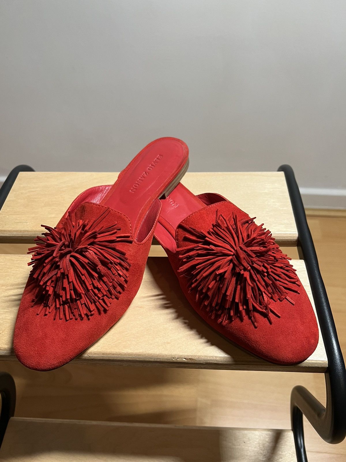 Other Italian Flats by Elvio Zanon – Suede Leather, Size 38, Perfect Condition Size US 8 / IT 38 - 1 Thumbnail