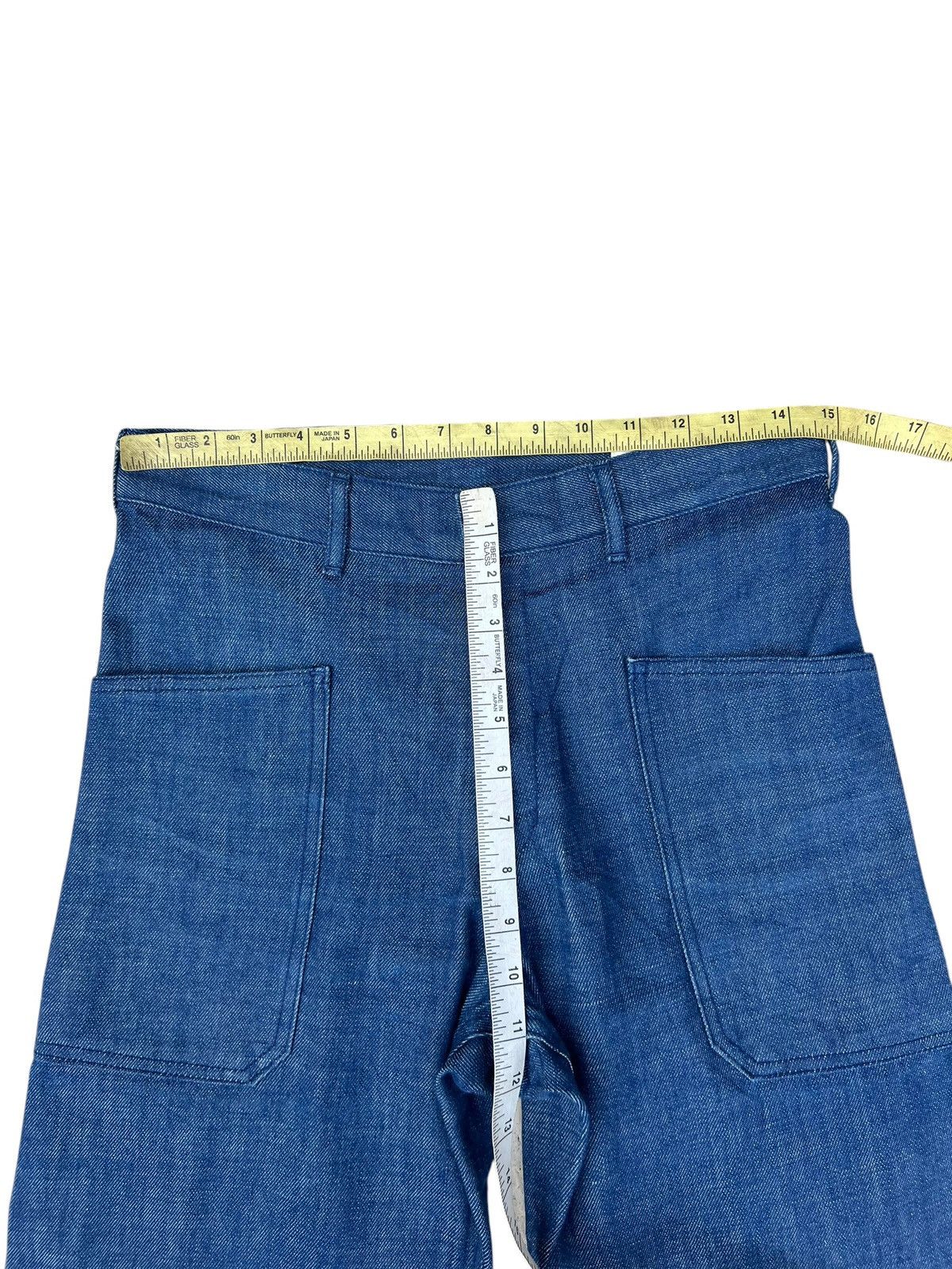 HYKE Hyke Japan 2 Pocket Denim Wide Leg Jeans Size US 29 - 4 Thumbnail