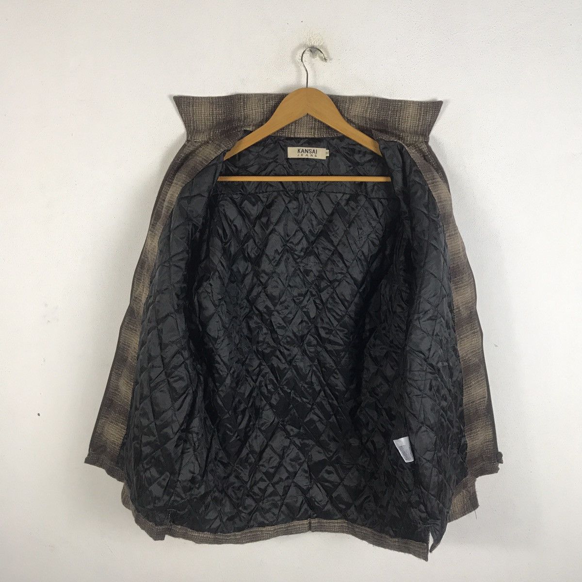 Japanese Brand × Kansai Yamamoto × Vintage 🔥Rare🔥Vintage Kansai Yamamoto Wool Flannel Jacket Size US M / EU 48-50 / 2 - 3 Thumbnail