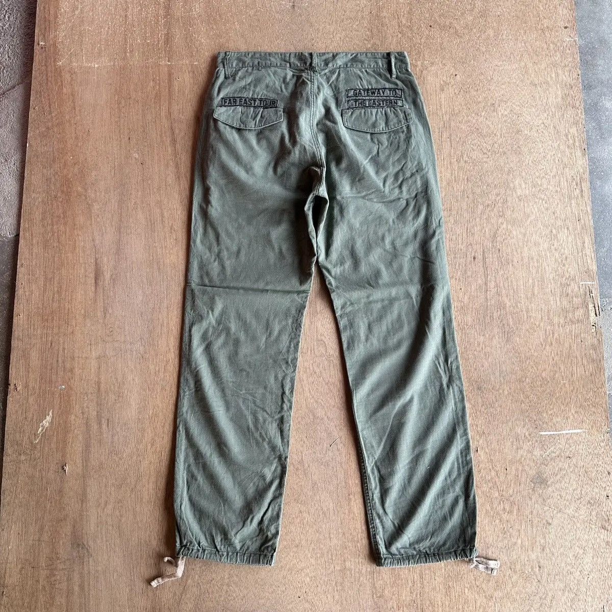 Jungles W32 L31🔥VINTAGE TOUGH MILITARY TROUSERS RIPSTOP POPLIN PANT Size US 32 / EU 48 - 11 Thumbnail