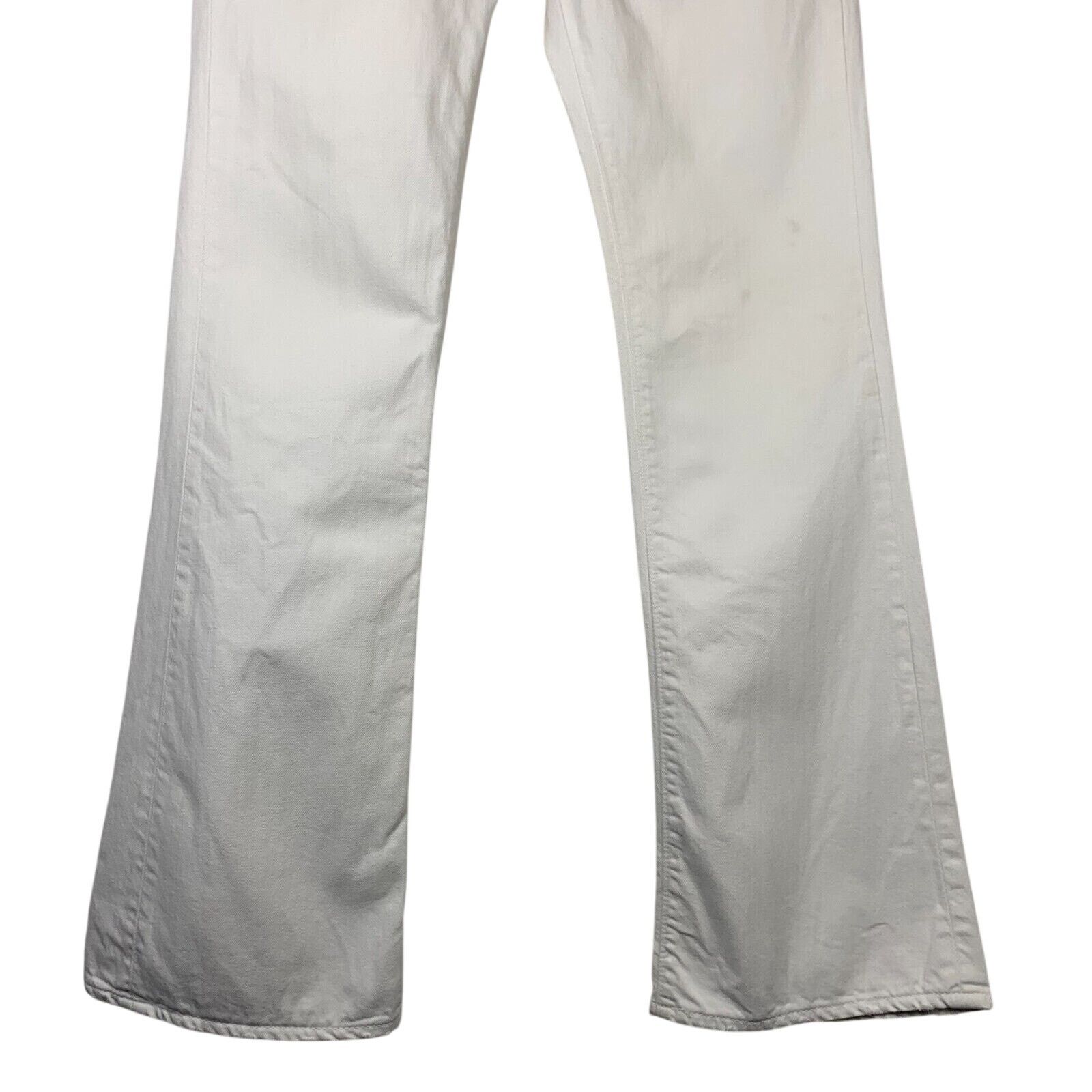 Chip & Pepper Chip & Pepper Pamela Jeans Women’s 29 White Distressed Flare Size 29" - 4 Thumbnail