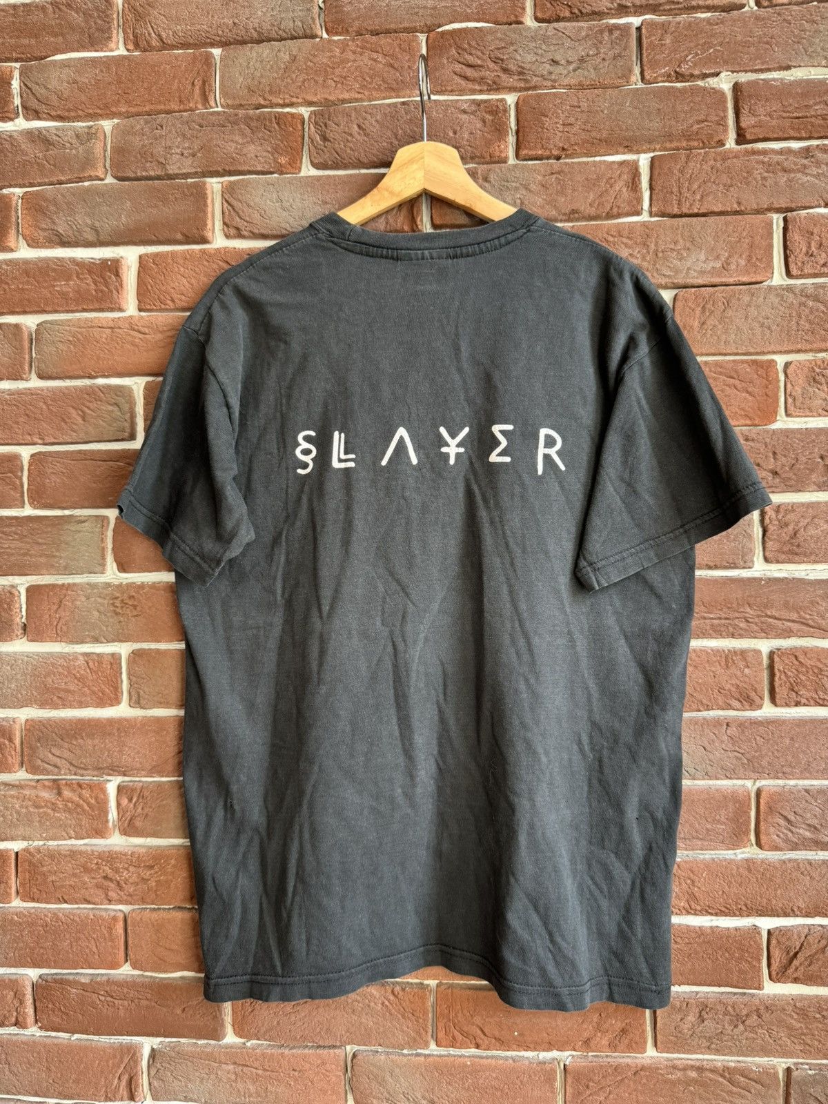 Band Tees Vintage Slayer Diabolous In Musica 1998 90s Band T-shirt Size US L / EU 52-54 / 3 - 2 Thumbnail