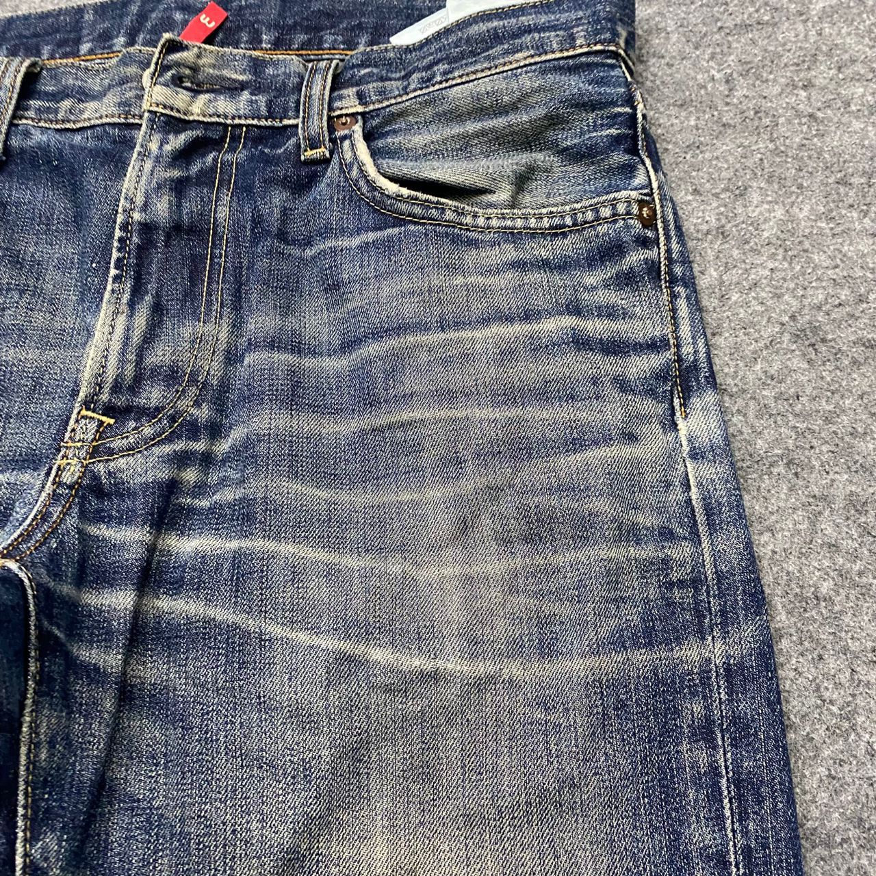 Japanese Brand 💥Best Offer💥Vintage Uniqlo Jeans Distressed Denim Size US 33 - 9 Thumbnail