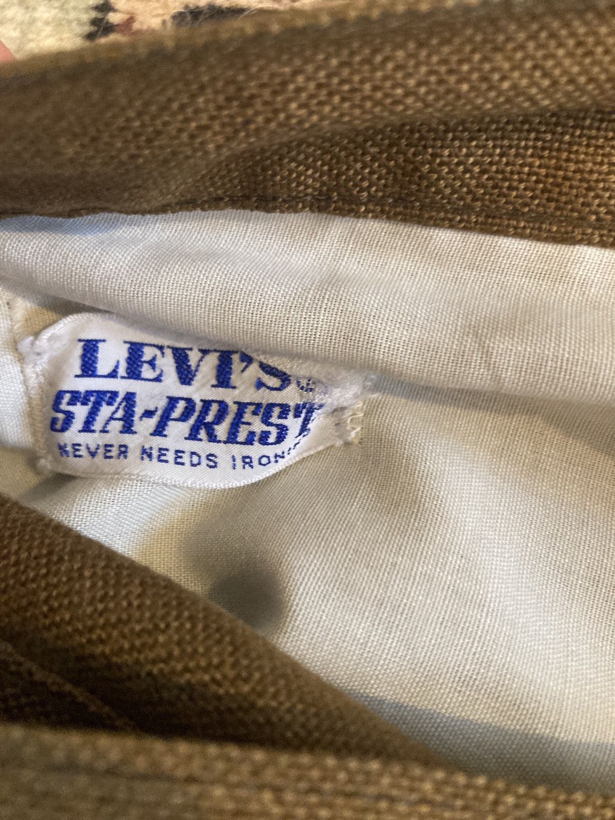 Levi's × Vintage Brown Levi slacks Size US 32 / EU 48 - 4 Thumbnail