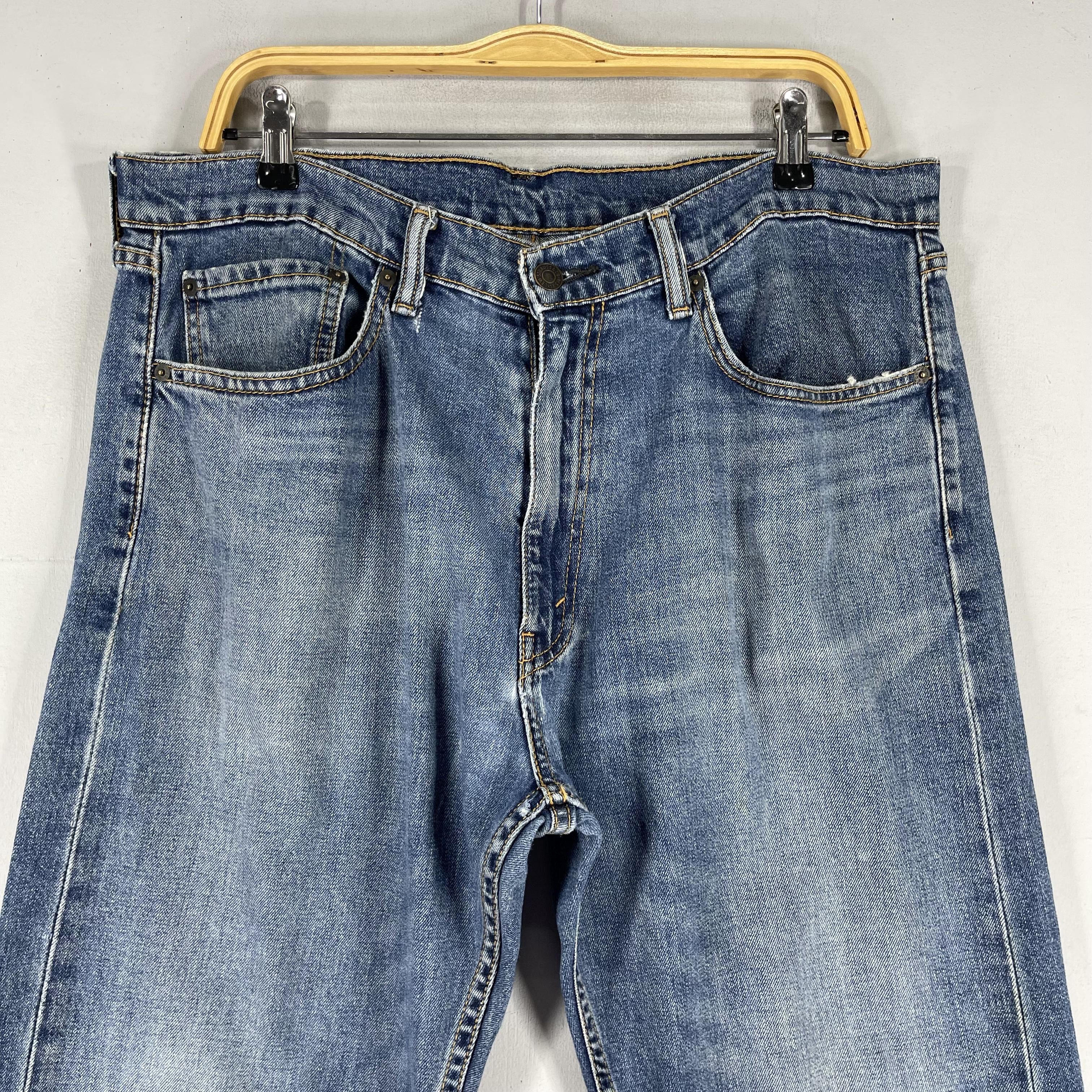 Levi's × Vintage Size 36 Vintage Levis 505 Distressed Reinforced Jeans Size US 36 / EU 52 - 2 Thumbnail