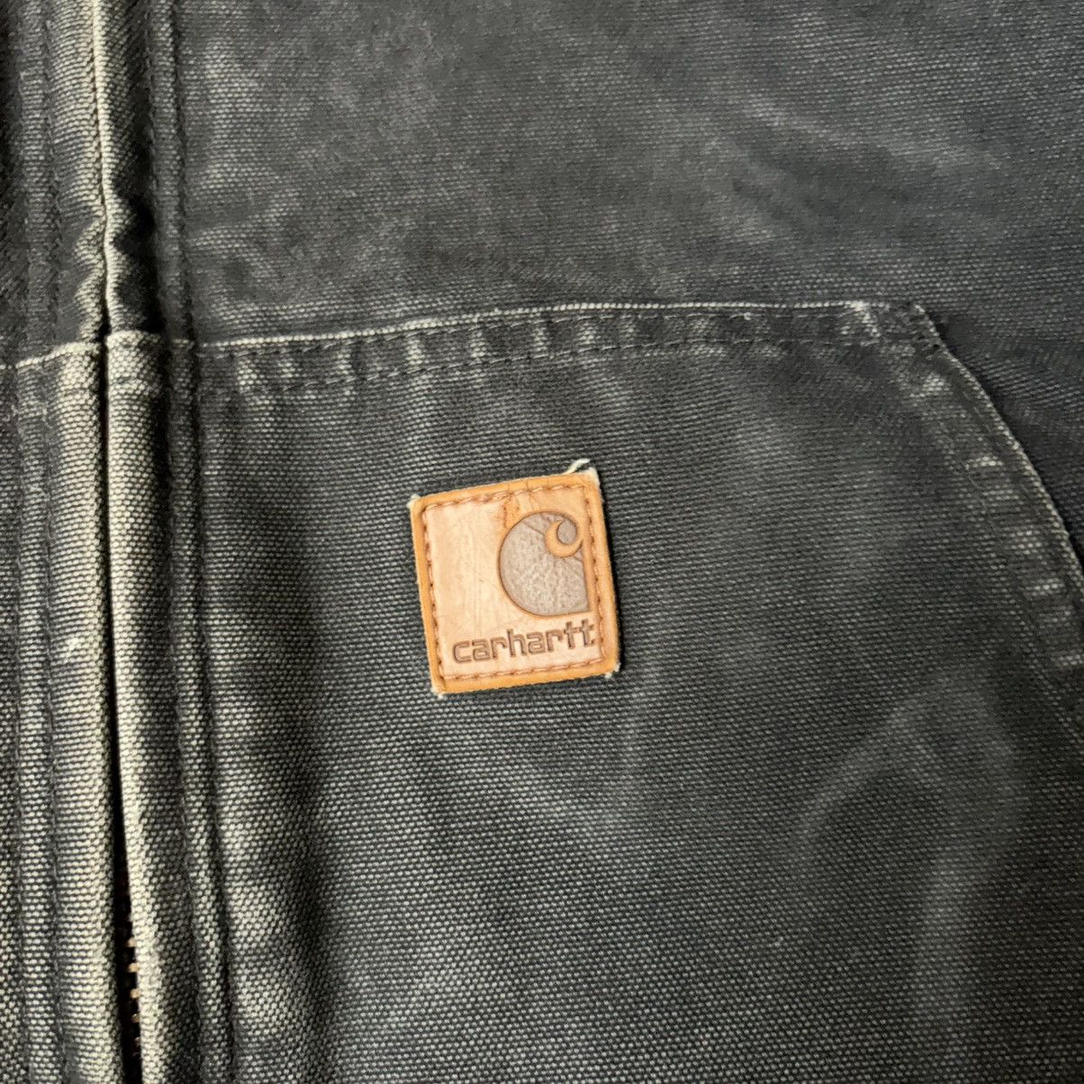 Carhartt J130 BLK CRAZY FADED BLACK CARHARTT ACTIVE JACKET Size US L / EU 52-54 / 3 - 3 Thumbnail