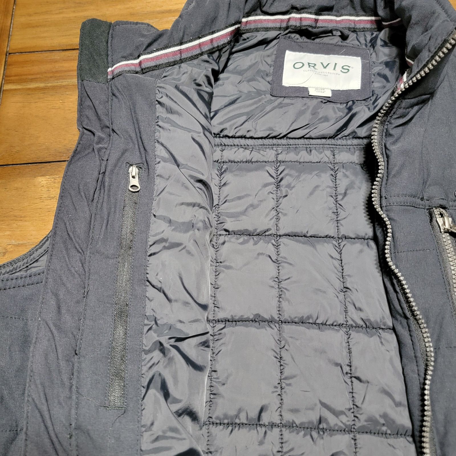Orvis Orvis Black Quilted Unisex Vest w/ Chest Pocket - Size XL Size US XL / EU 56 / 4 - 5 Thumbnail