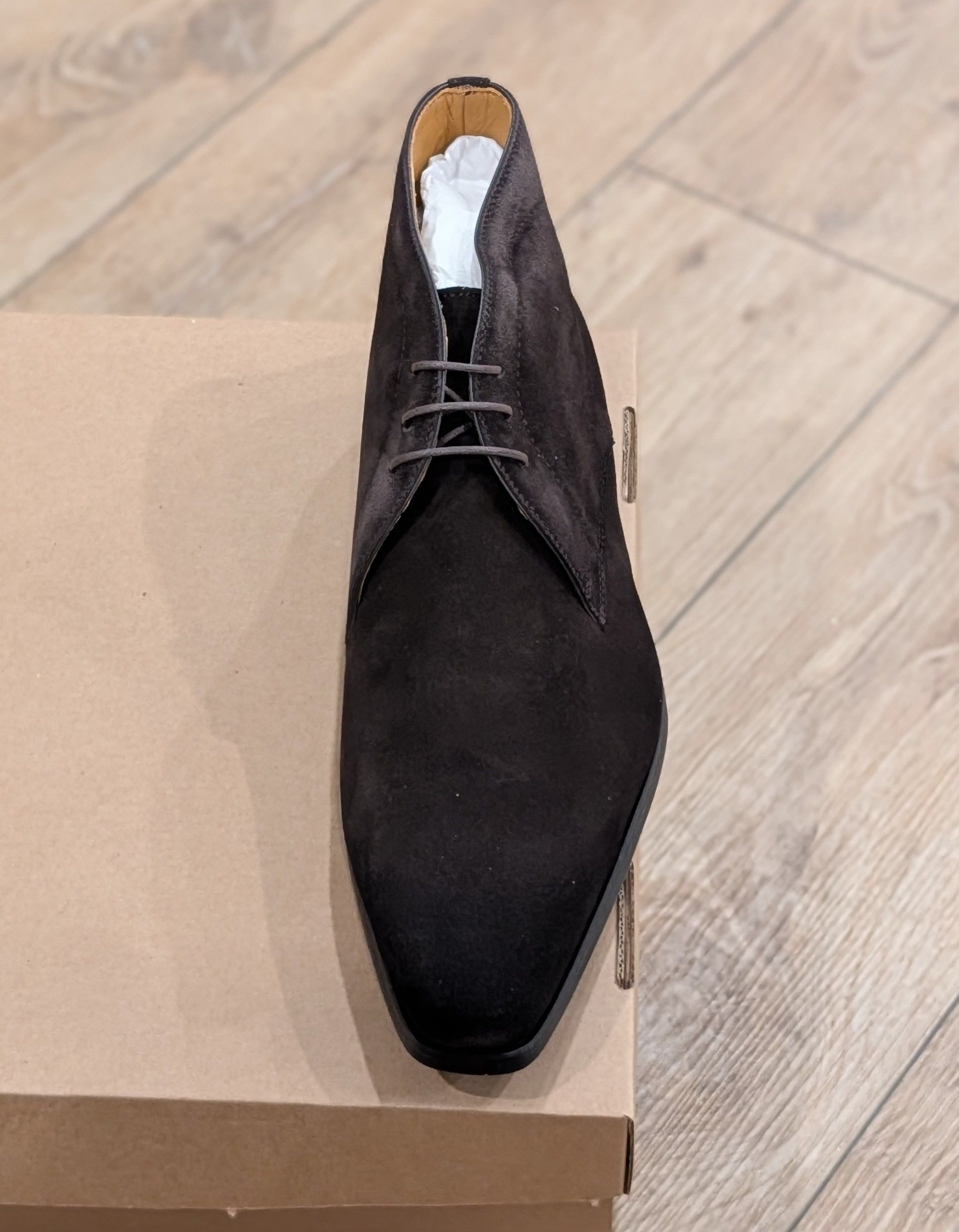 Magnanni Magnanni Suede Chukka Boots Brown US 12 Size US 12 / EU 45 - 2 Thumbnail